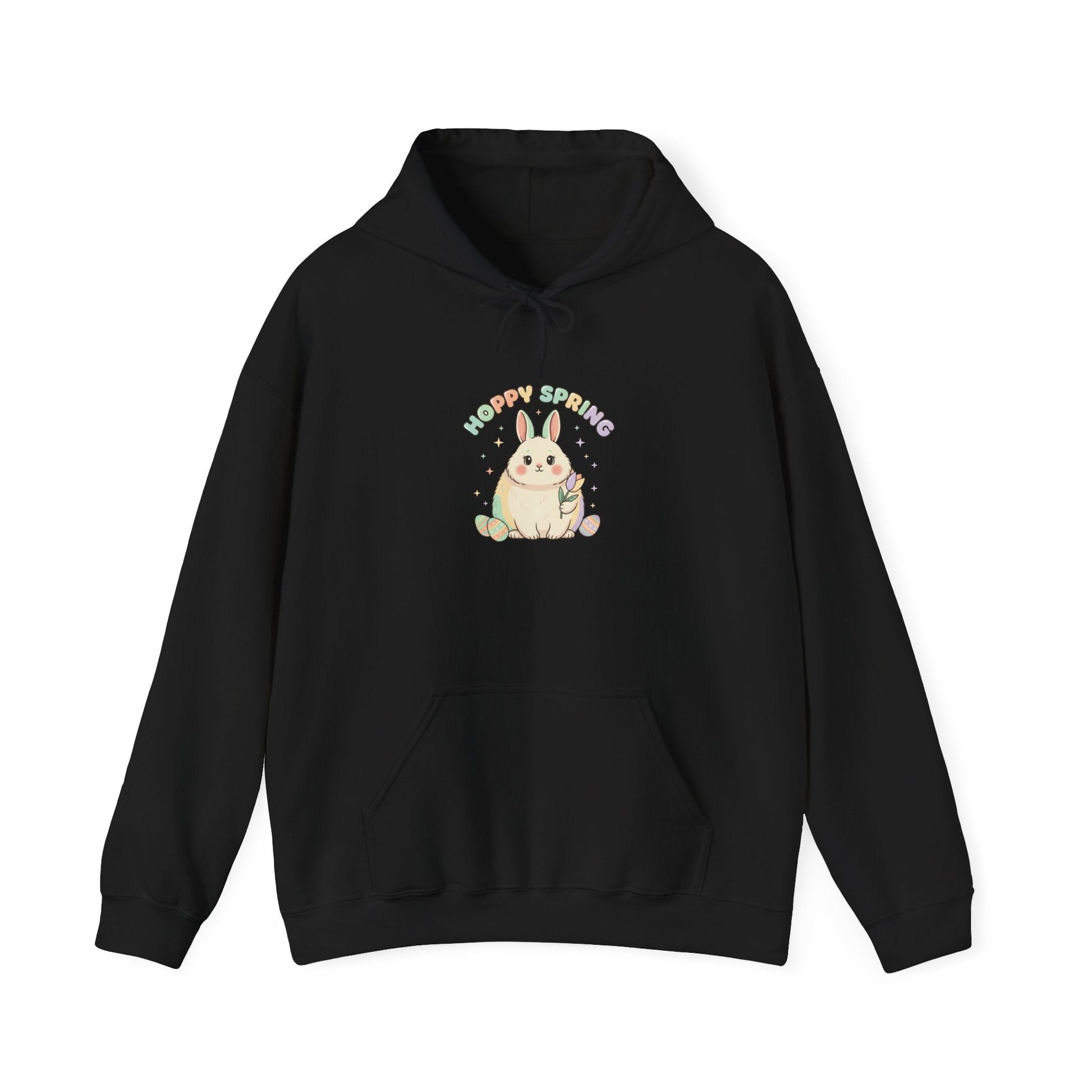 Cute Pastel Bunny, Hoodie | Easter Bunny Aesthetic, vintage pastel spring - AKYCO