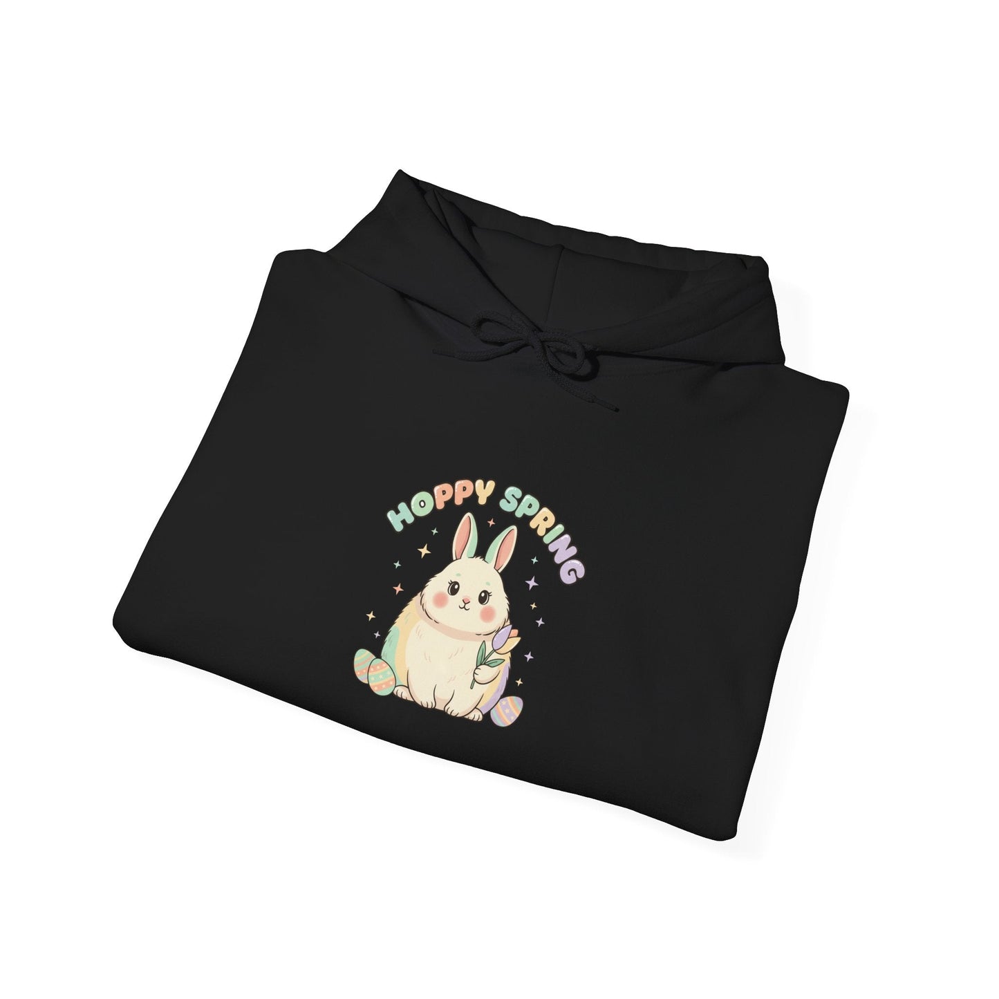 Cute Pastel Bunny, Hoodie | Easter Bunny Aesthetic, vintage pastel spring - AKYCO