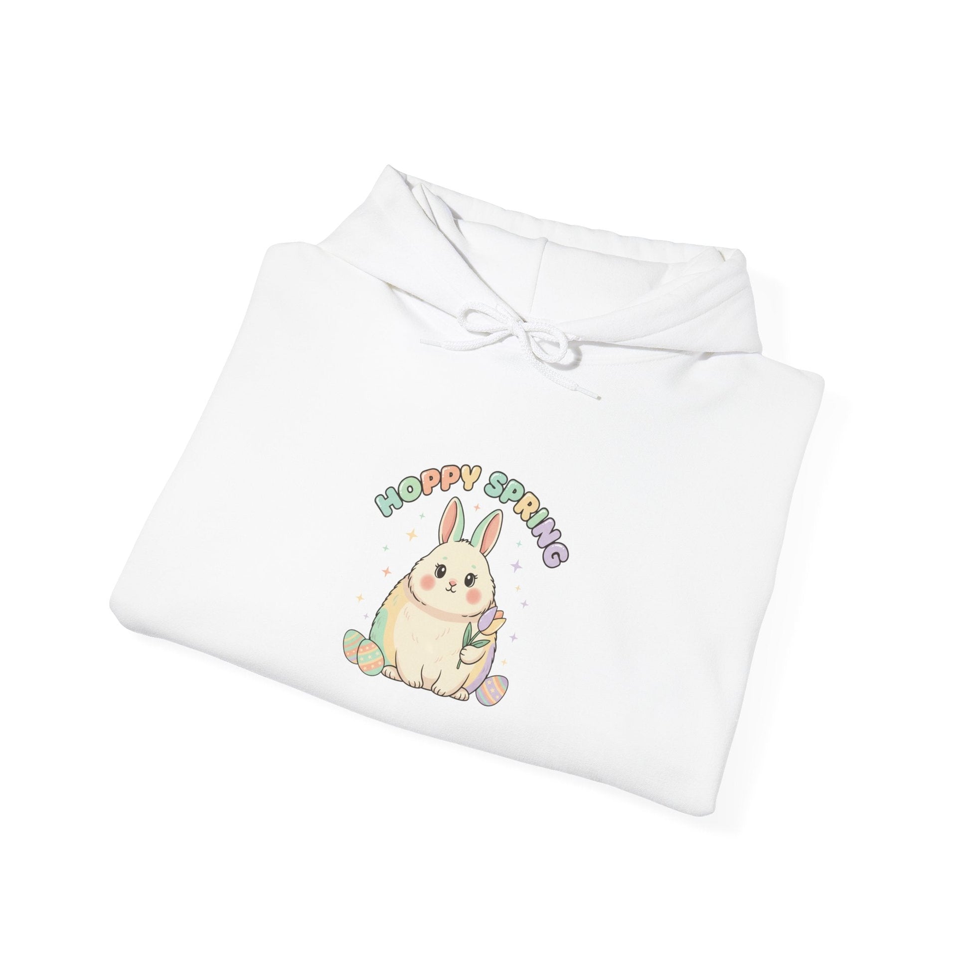 Cute Pastel Bunny, Hoodie | Easter Bunny Aesthetic, vintage pastel spring - AKYCO