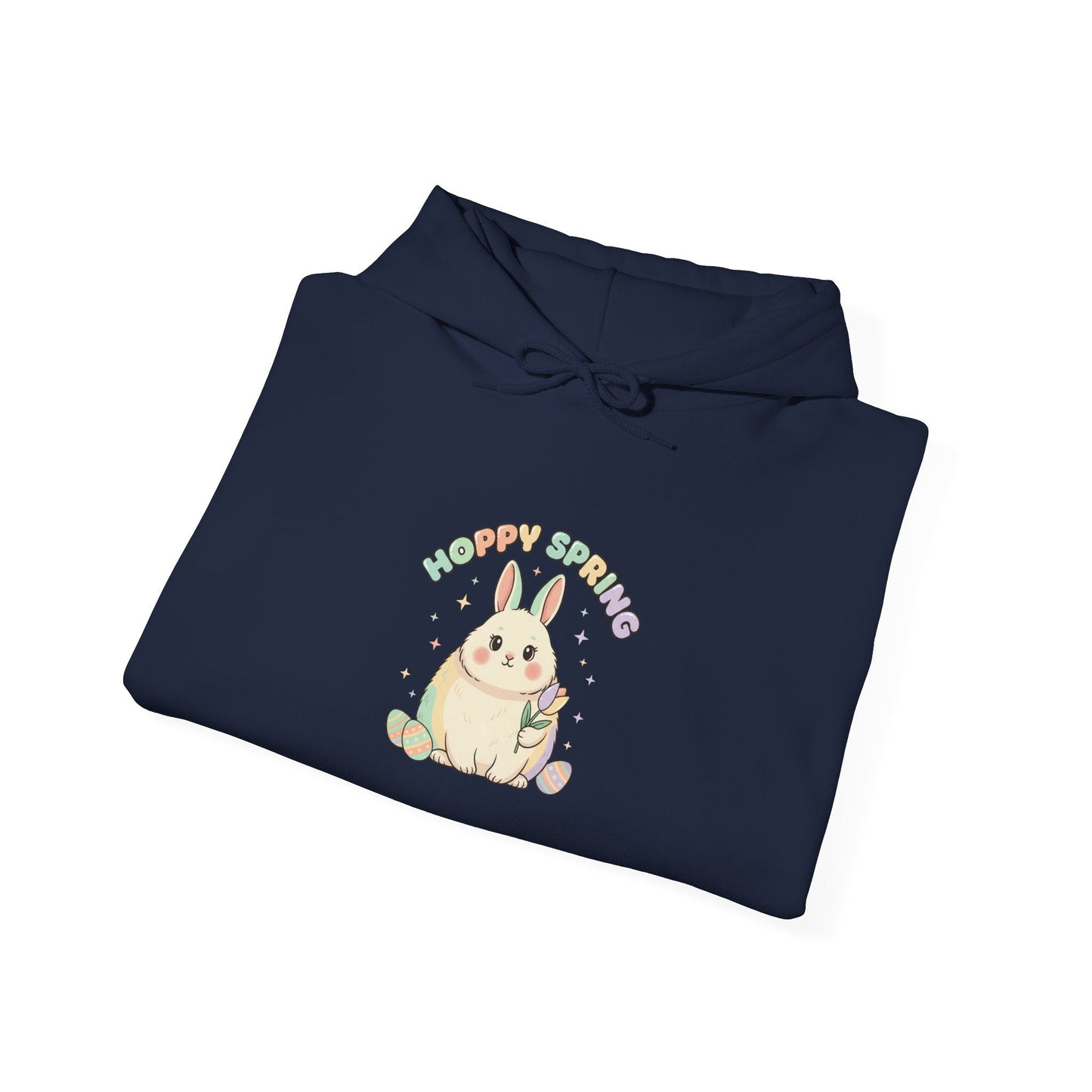 Cute Pastel Bunny, Hoodie | Easter Bunny Aesthetic, vintage pastel spring - AKYCO