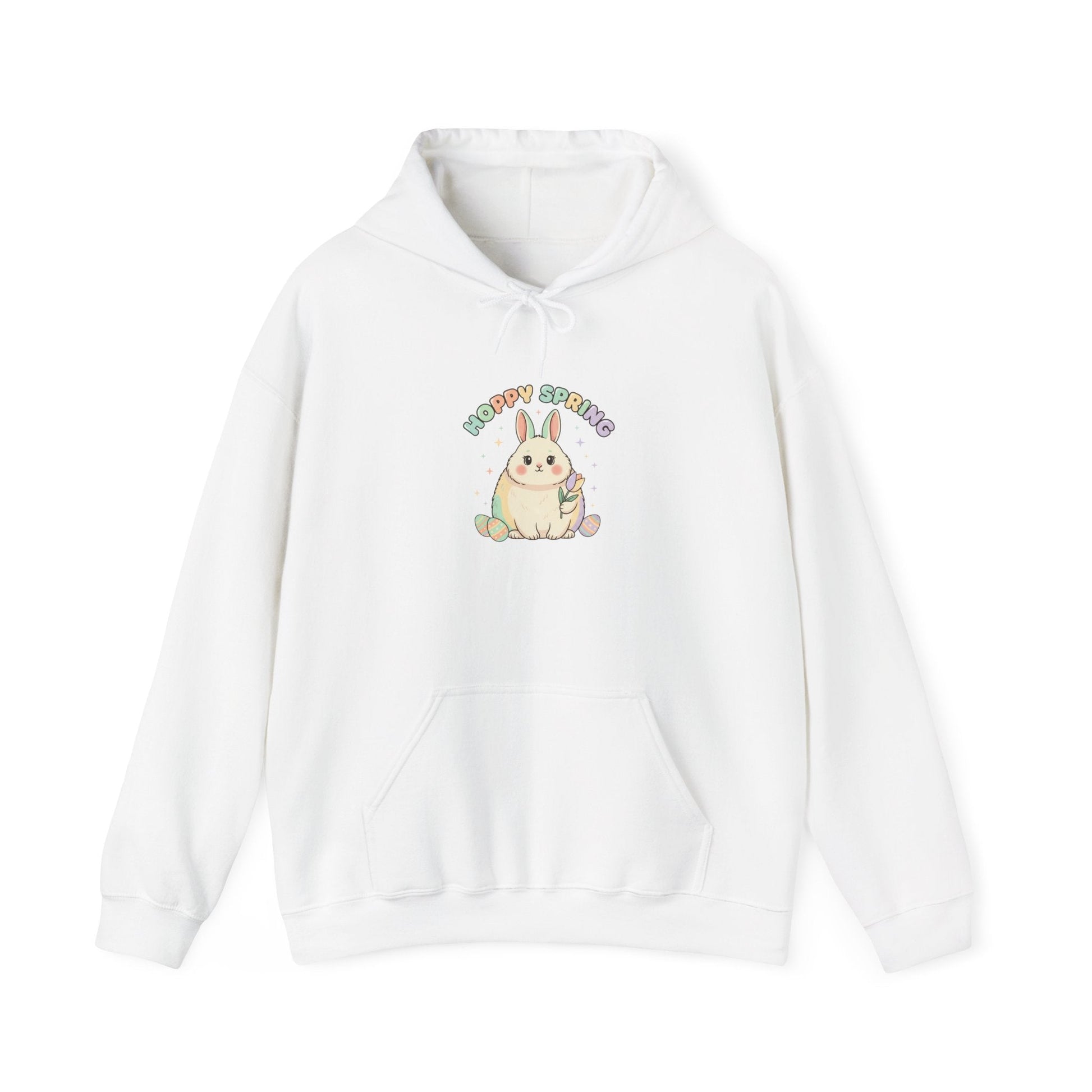 Cute Pastel Bunny, Hoodie | Easter Bunny Aesthetic, vintage pastel spring - AKYCO