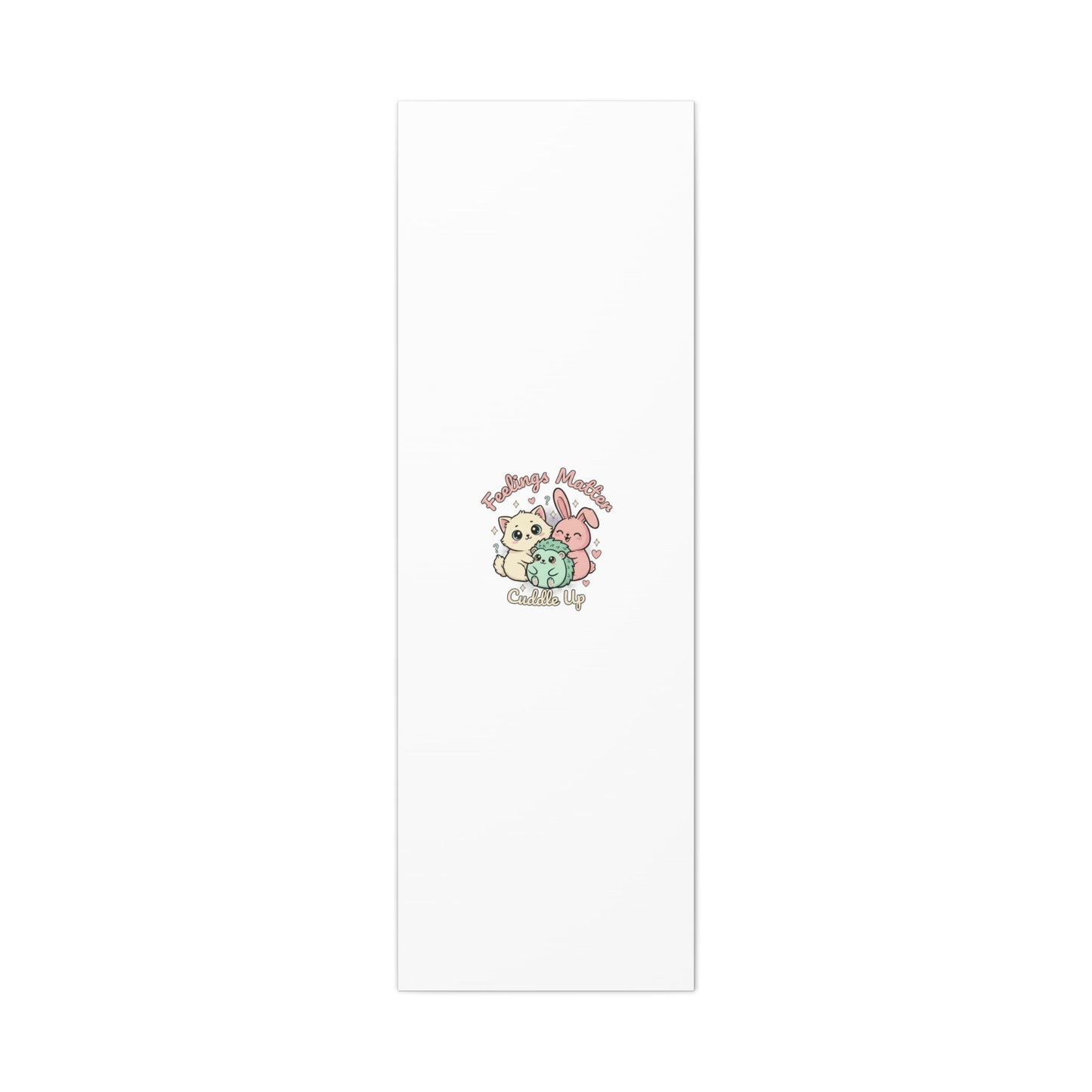 Feelings Matter Cuddle Up Canvas | Tiny Animals, Emotive Cute Animal Art - AKYCO