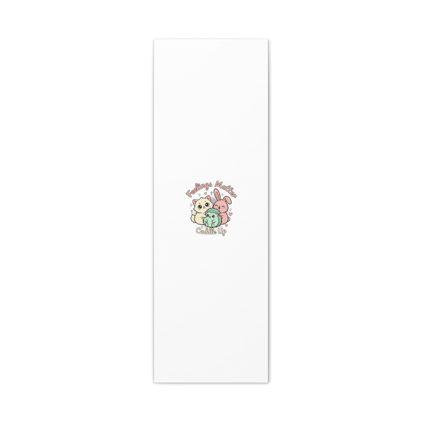 Feelings Matter Cuddle Up Canvas | Tiny Animals, Emotive Cute Animal Art - AKYCO