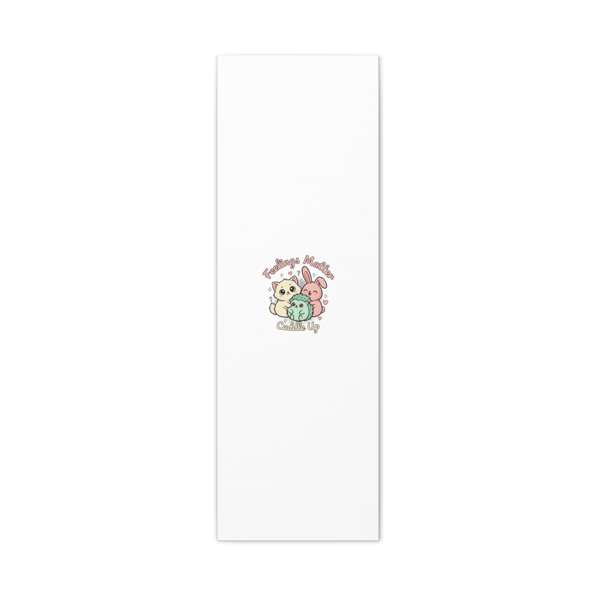 Feelings Matter Cuddle Up Canvas | Tiny Animals, Emotive Cute Animal Art - AKYCO