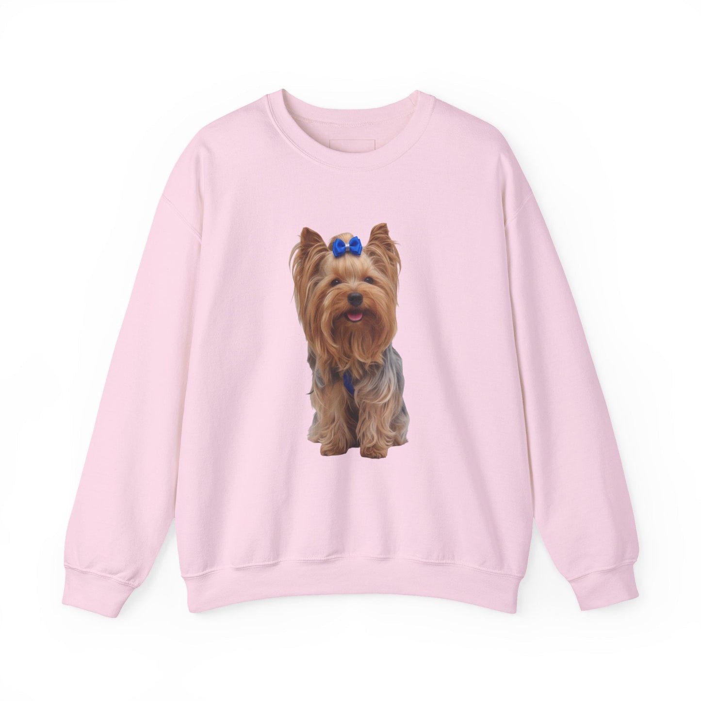 🐾 Felpa AKYCO Yorkshire Terrier con Ritratto di Aky e Impronte Blu, Rosse, Rosa e Verdi - AKYCO