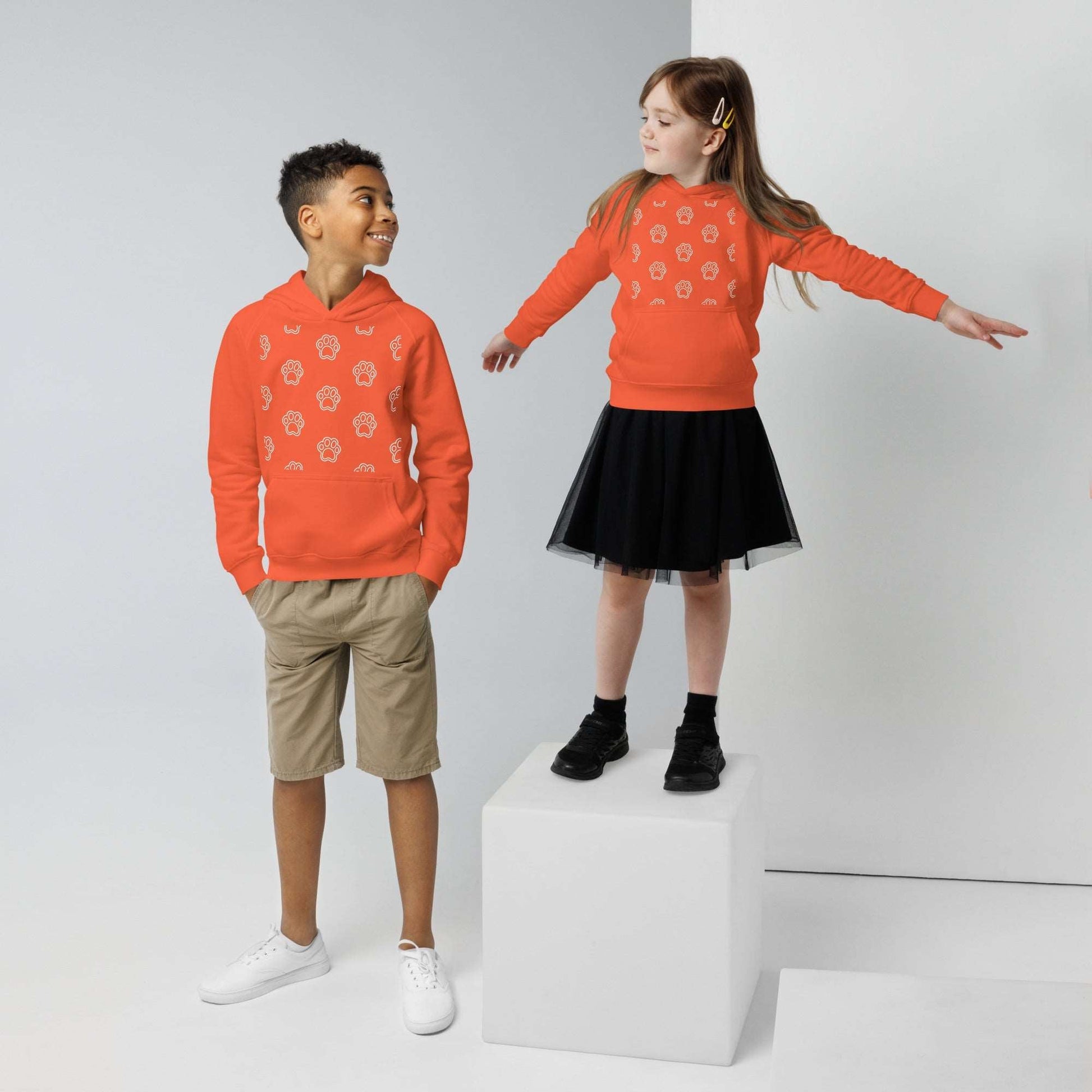 Felpa con Cappuccio Ecologica per Bambini - Comfort e Sostenibilità - Aky & Co.