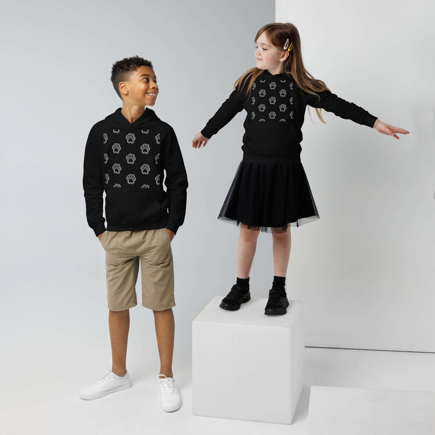 Felpa con Cappuccio Ecologica per Bambini - Comfort e Sostenibilità - Aky & Co.