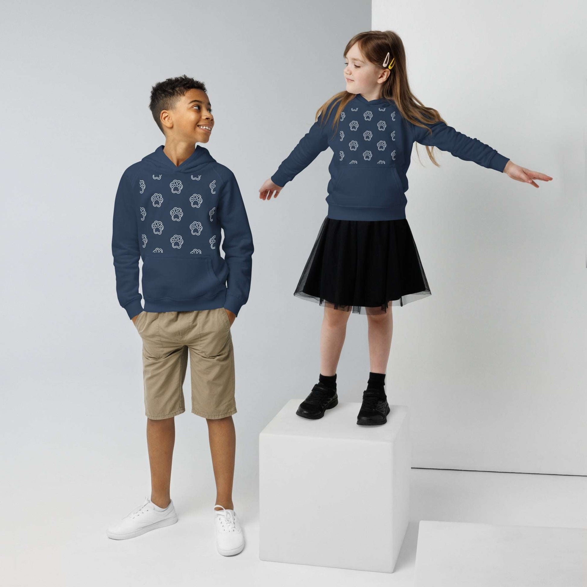 Felpa con Cappuccio Ecologica per Bambini - Comfort e Sostenibilità - Aky & Co.