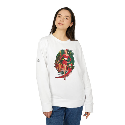 Felpa Girocollo Unisex Festiva - Design "Holiday Cheer" by Adidas - Aky & Co.
