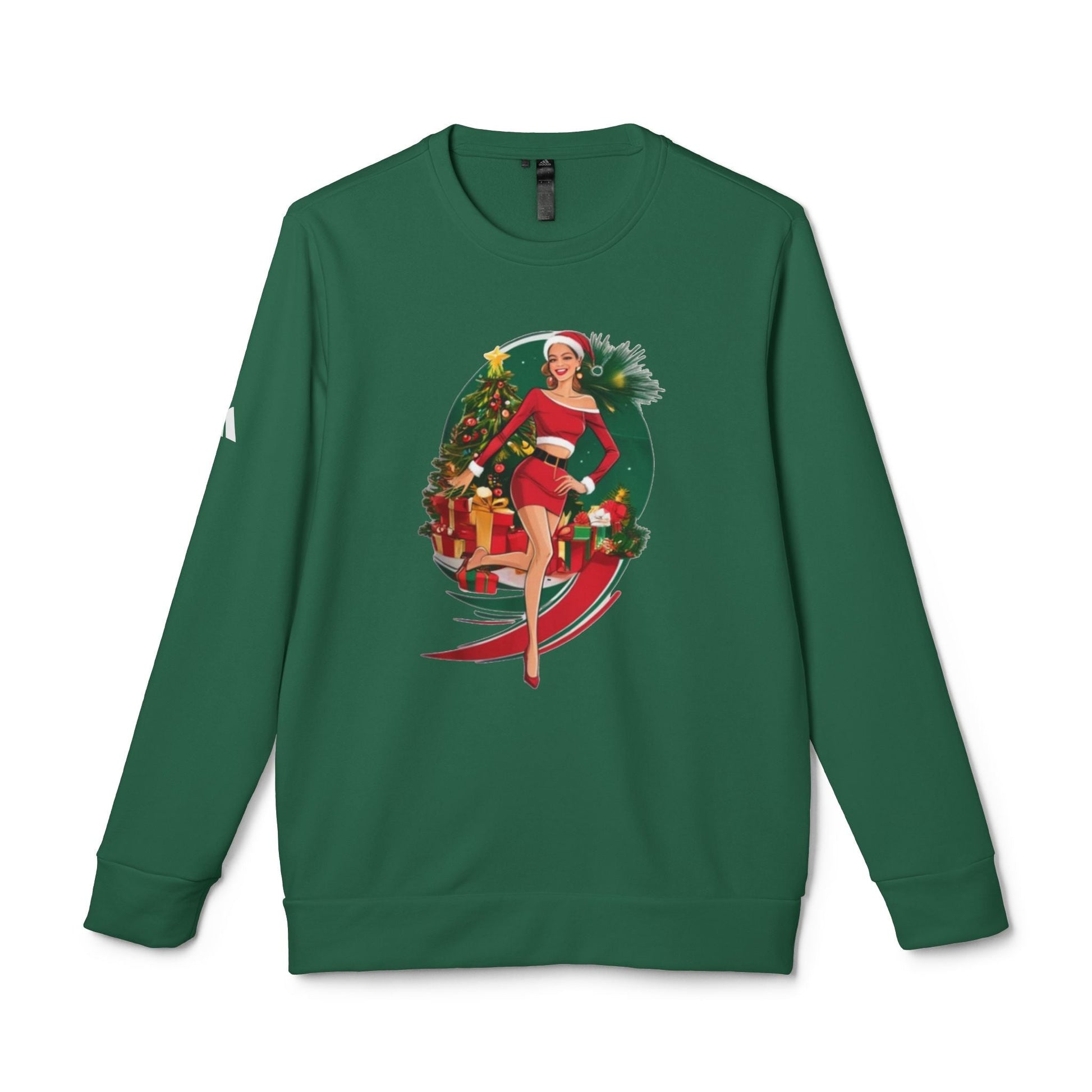 Felpa Girocollo Unisex Festiva - Design "Holiday Cheer" by Adidas - Aky & Co.