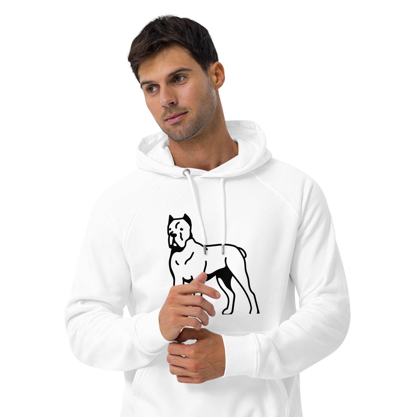 Felpa Raglan Ecologica con Cappuccio Unisex – Super Morbida, in Cotone Organico e Poliestere Riciclato - Aky & Co.