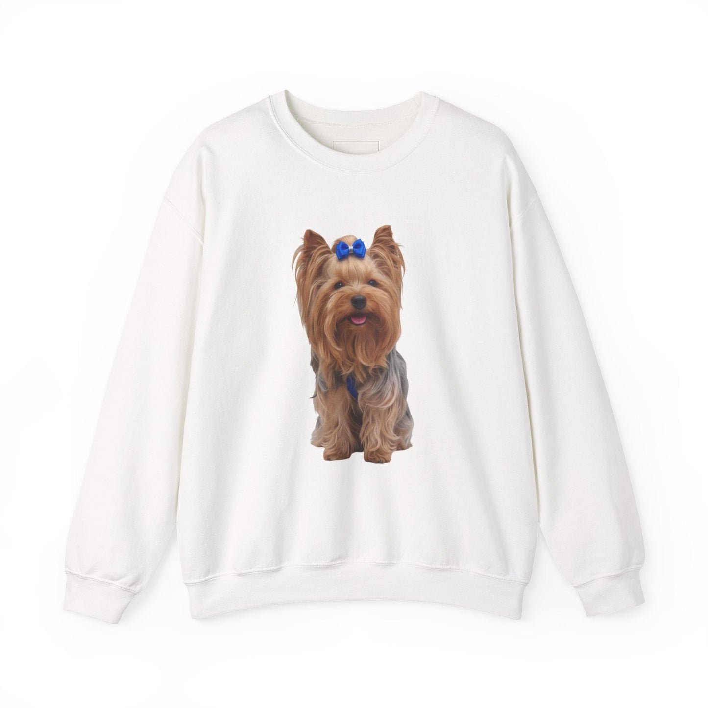Yorkshire Terrier Aky Sweatshirt - Colored Portrait and Paw Prints | AKYCO