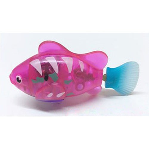 Giocattolo elettronico luminoso elettrico per pesci che nuotano, pesce robot, giocattolo per il bagnetto dei bambini - Aky & Co.