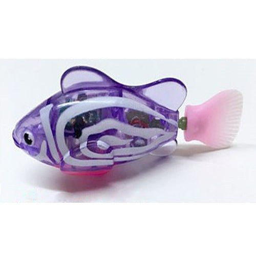 Giocattolo elettronico luminoso elettrico per pesci che nuotano, pesce robot, giocattolo per il bagnetto dei bambini - Aky & Co.