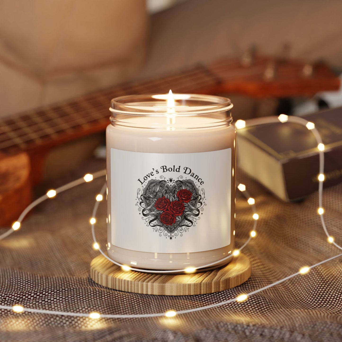 Gothic Romance Heart Candle, Soy Candle | 80s Nostalgia, New Romantic - AKYCO