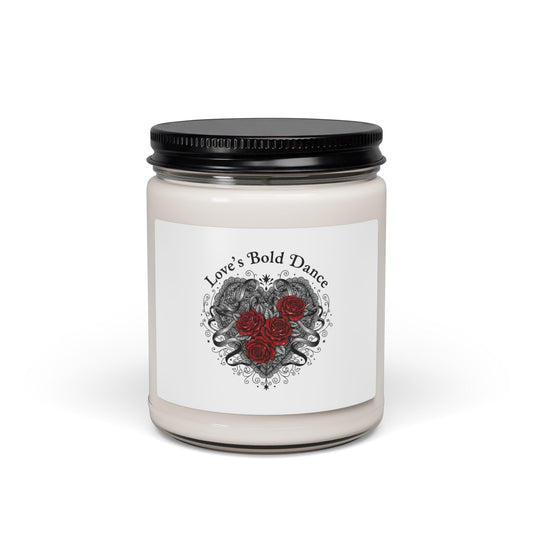 Gothic Romance Heart Candle, Soy Candle | 80s Nostalgia, New Romantic - AKYCO