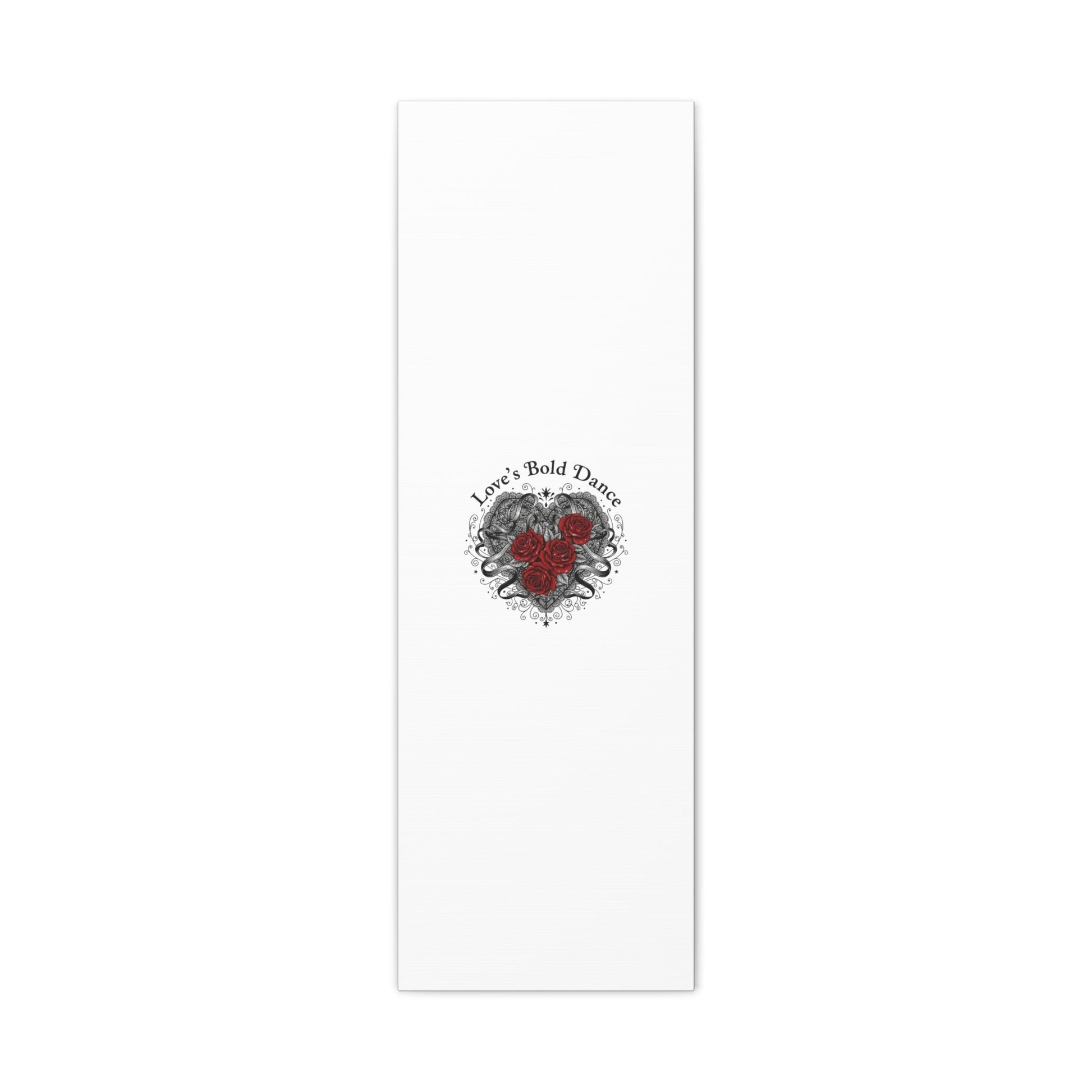 Gothic Romance Heart Roses Canvas | Nu Romantic 80s Nostalgia, Valentine Punk - AKYCO
