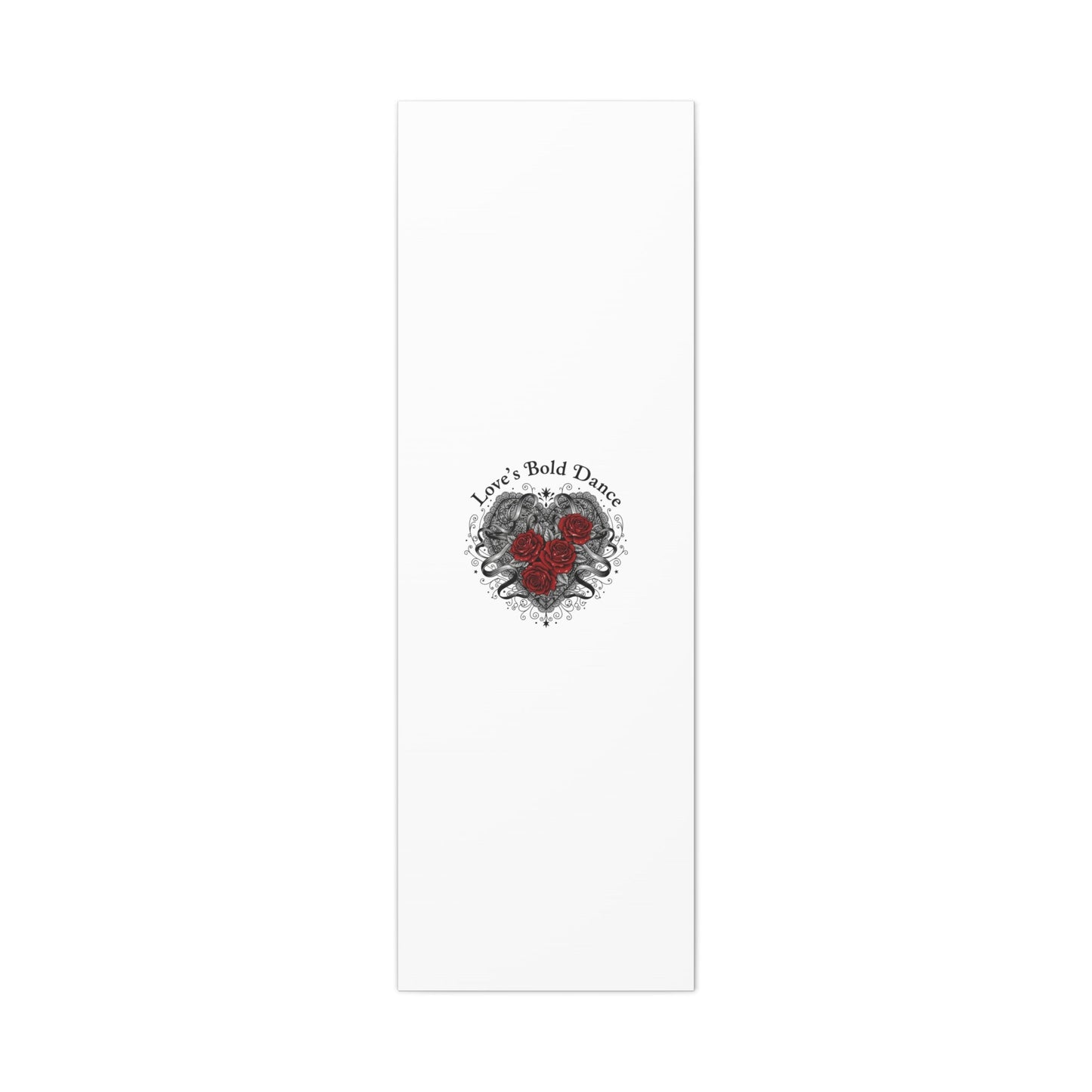 Gothic Romance Heart Roses Canvas | Nu Romantic 80s Nostalgia, Valentine Punk - AKYCO