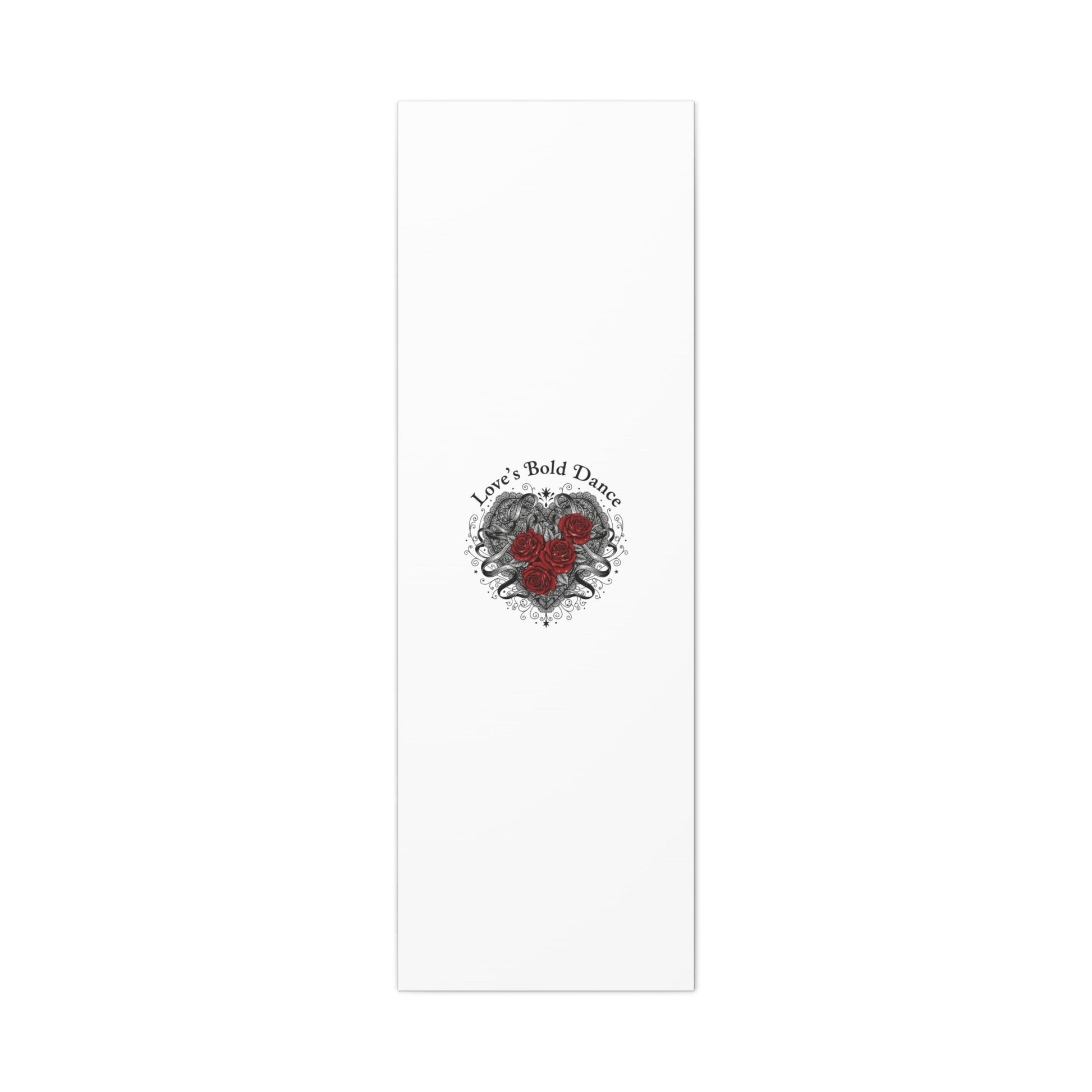 Gothic Romance Heart Roses Canvas | Nu Romantic 80s Nostalgia, Valentine Punk - AKYCO