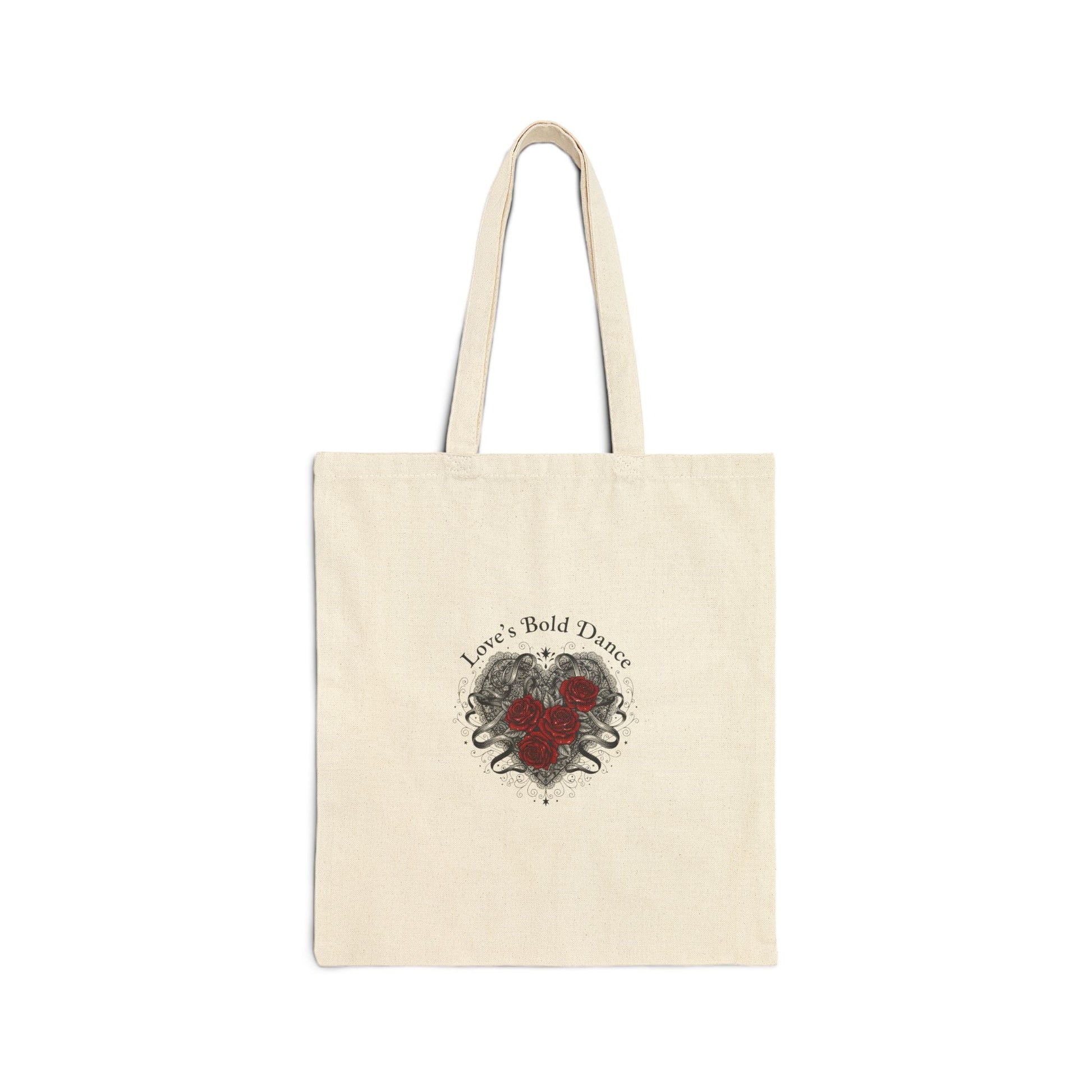 Gothic Romance Heart Tote | 80s Nostalgia, New Romantic Valentine Punk - AKYCO