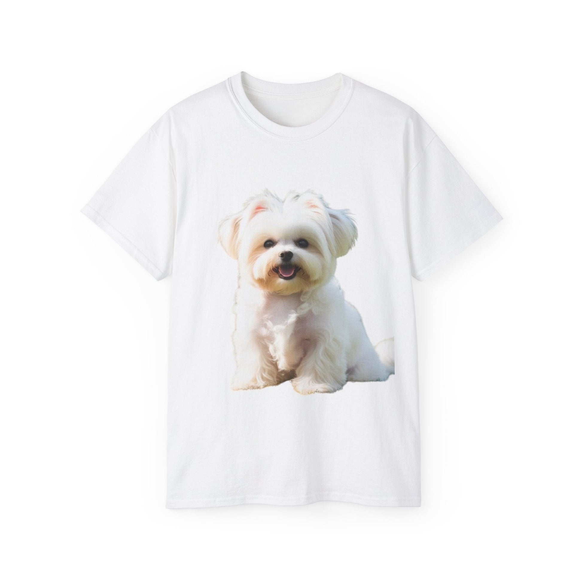 🐕 MAGLIETTA BICHON MALTEZ RITRATO - Maglietta Unisex Ultra Cotone - Aky & Co.