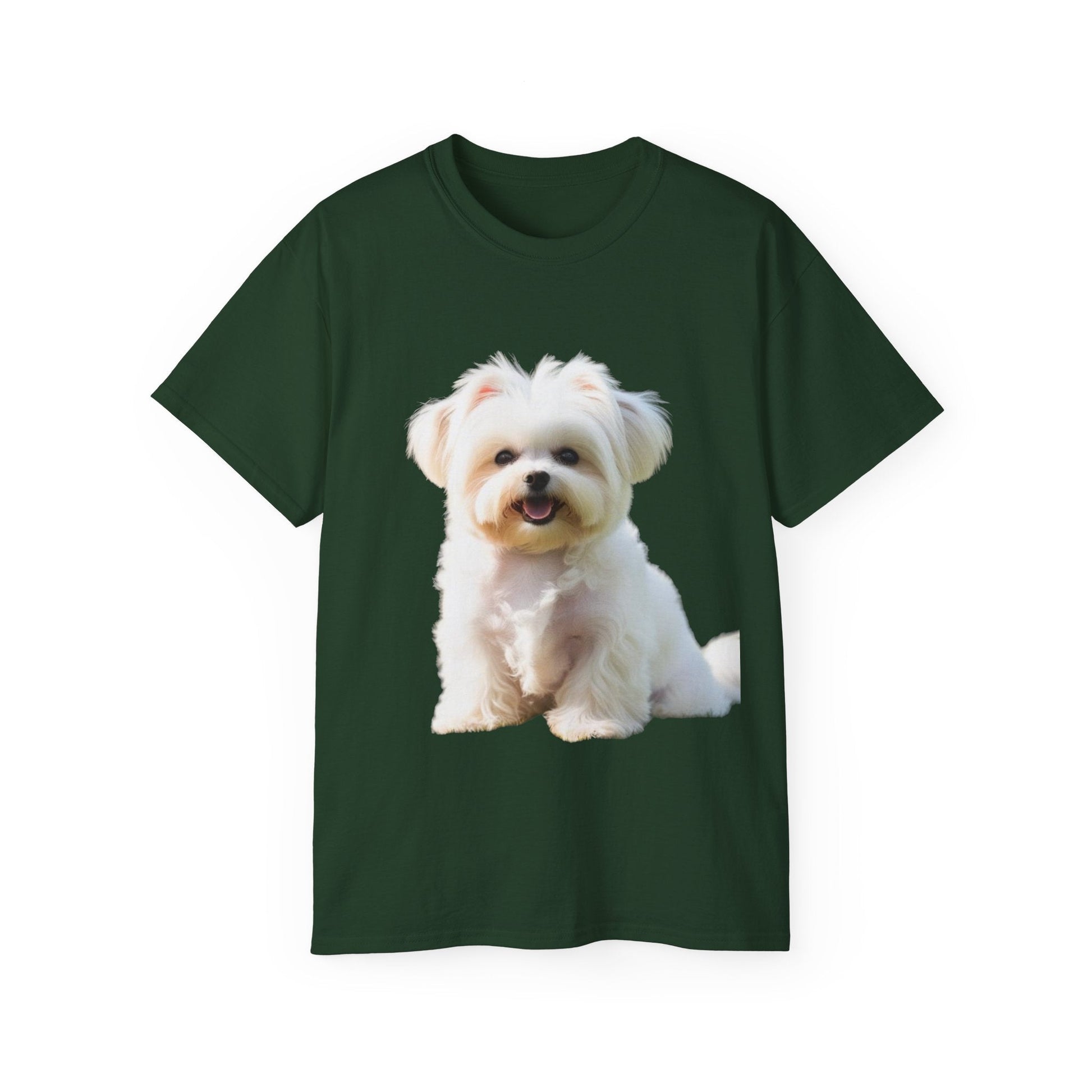 🐕 MAGLIETTA BICHON MALTEZ RITRATO - Maglietta Unisex Ultra Cotone - Aky & Co.