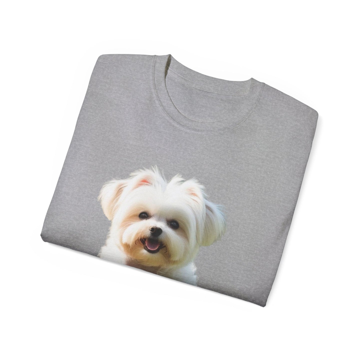 🐕 MAGLIETTA BICHON MALTEZ RITRATO - Maglietta Unisex Ultra Cotone - Aky & Co.