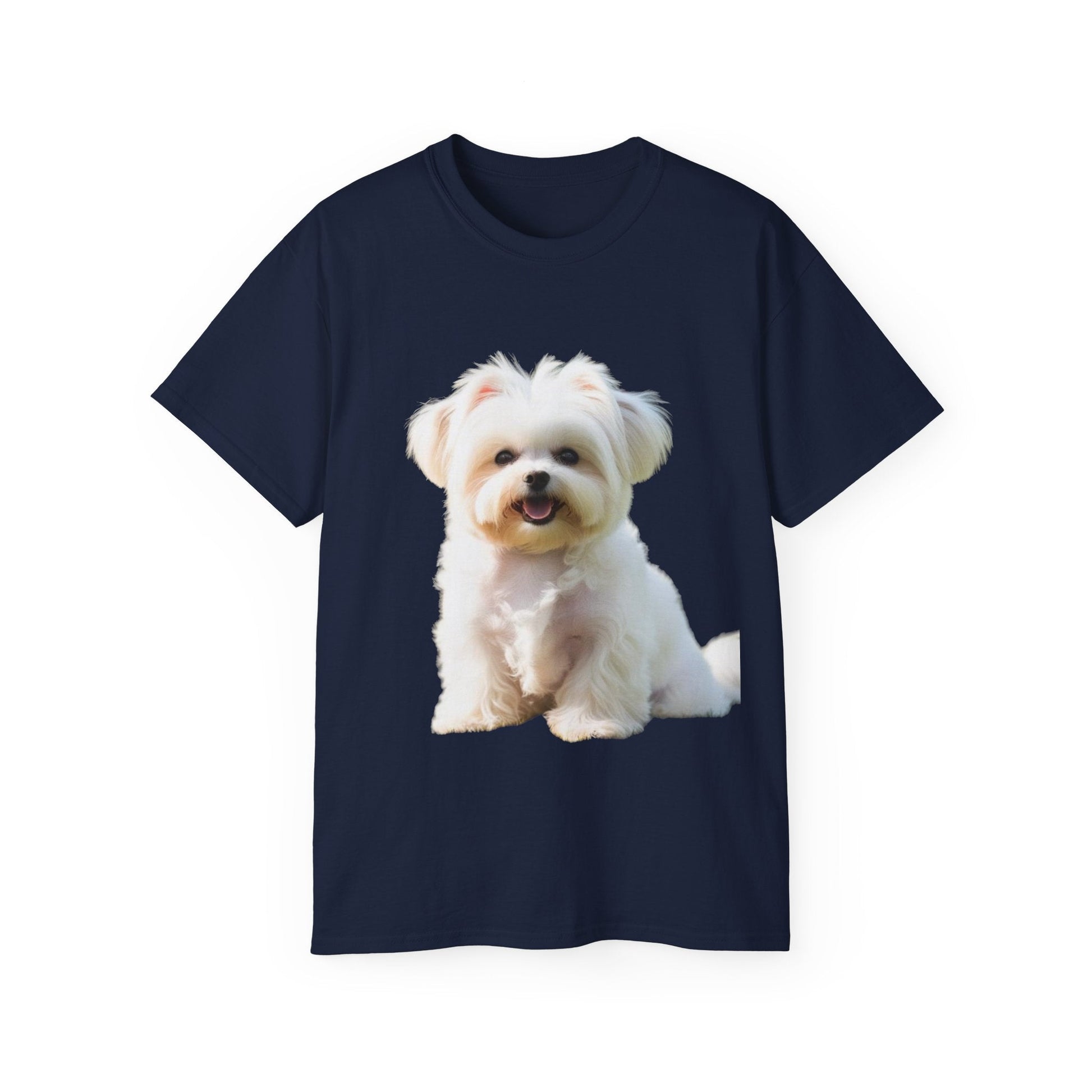 🐕 MAGLIETTA BICHON MALTEZ RITRATO - Maglietta Unisex Ultra Cotone - Aky & Co.
