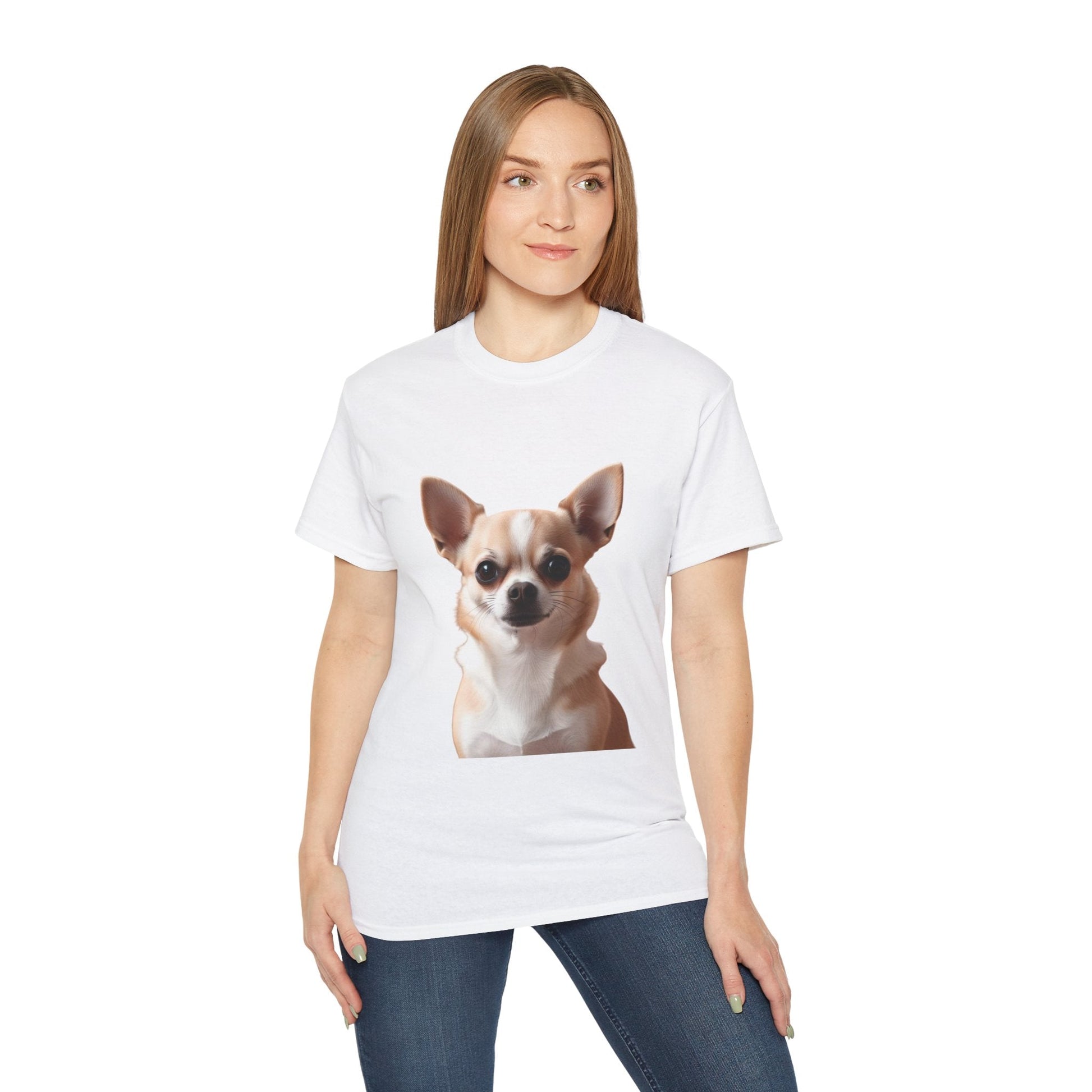 Maglietta Chihuahua Lover Unisex Ultra Cotone - T-Shirt con Disegno Cane Carino - Aky & Co.