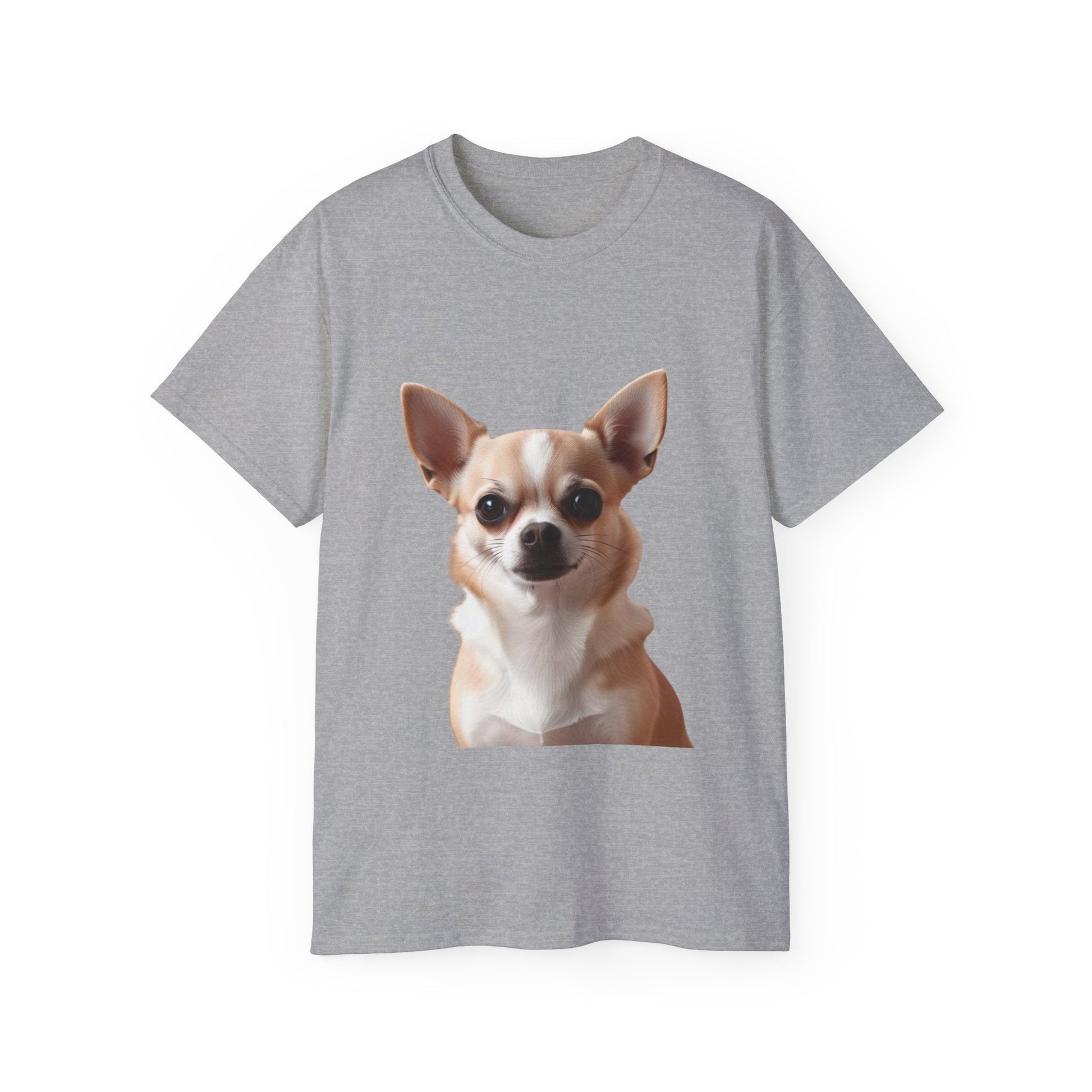 Maglietta Chihuahua Lover Unisex Ultra Cotone - T-Shirt con Disegno Cane Carino - AKYCO