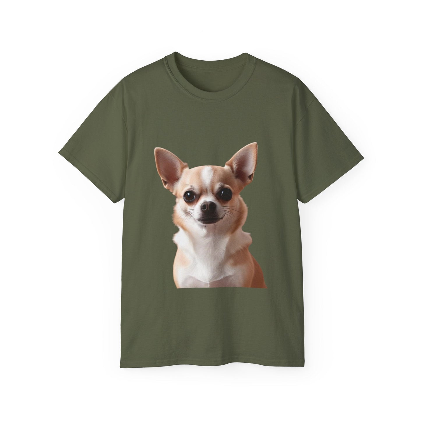 Maglietta Chihuahua Lover Unisex Ultra Cotone - T-Shirt con Disegno Cane Carino - AKYCO