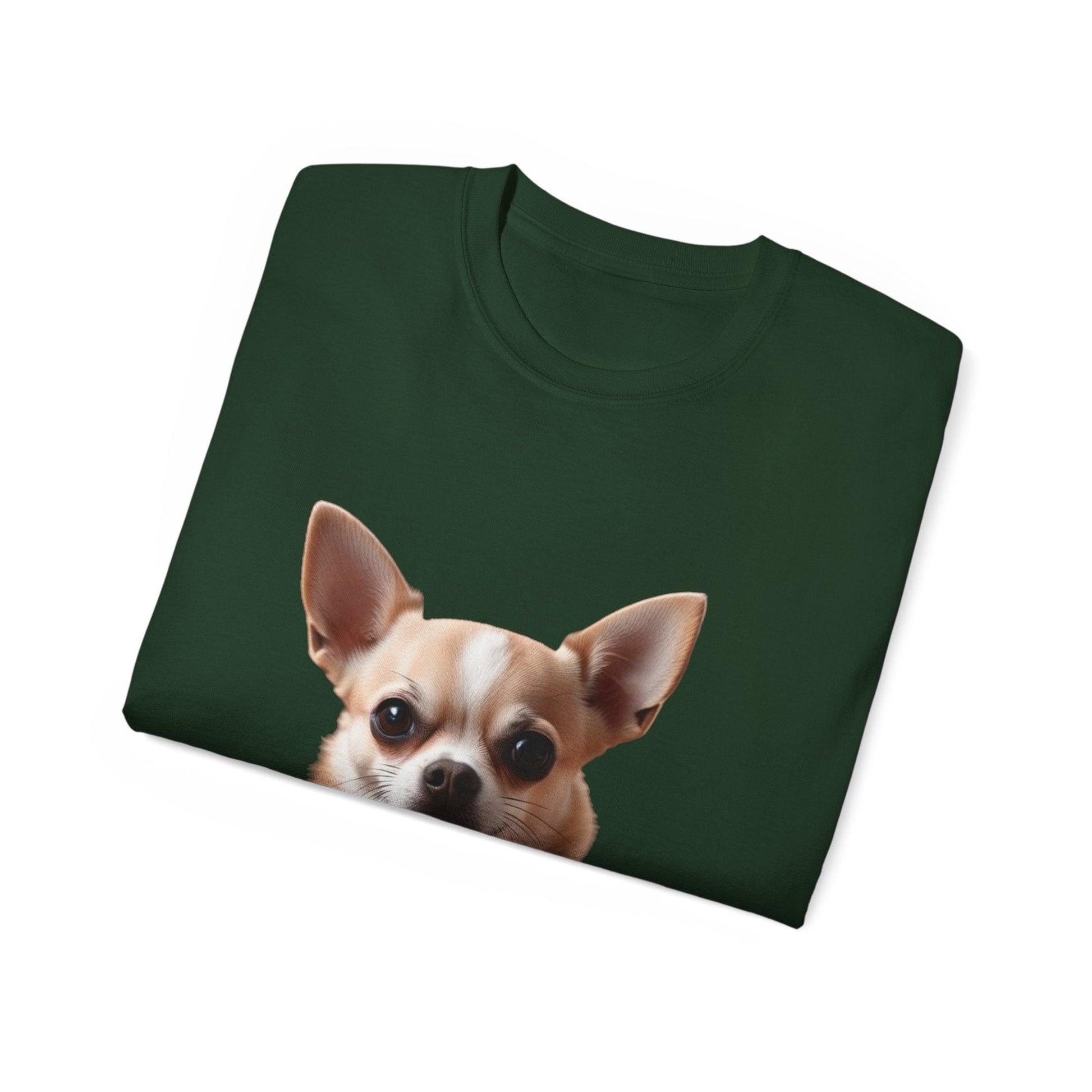Maglietta Chihuahua Lover Unisex Ultra Cotone - T-Shirt con Disegno Cane Carino - AKYCO