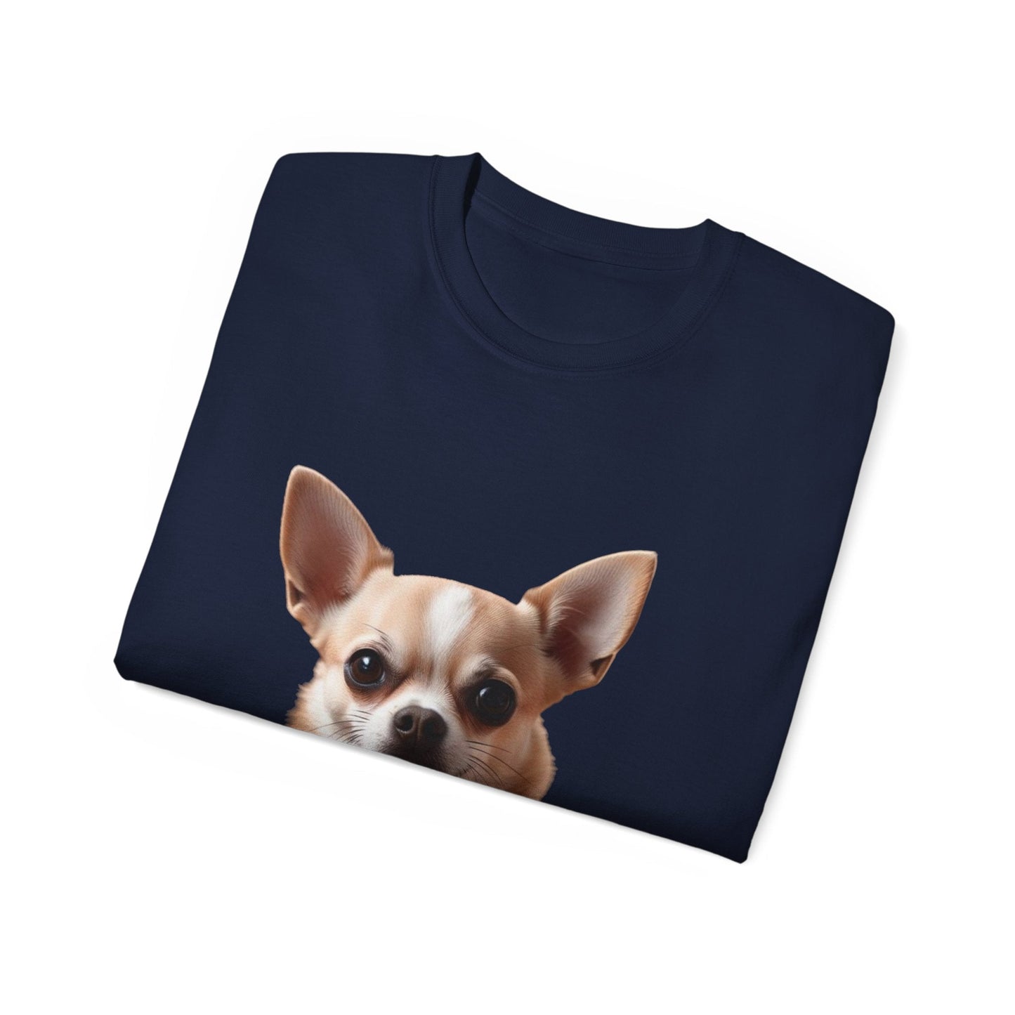 Maglietta Chihuahua Lover Unisex Ultra Cotone - T-Shirt con Disegno Cane Carino - AKYCO