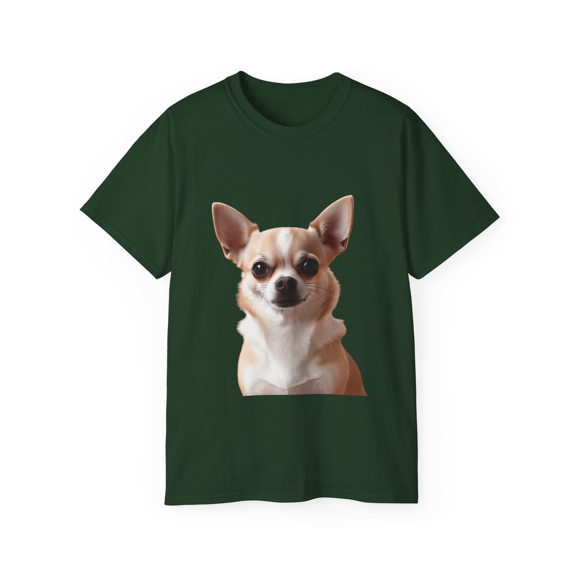 Maglietta Chihuahua Lover Unisex Ultra Cotone - T-Shirt con Disegno Cane Carino - AKYCO