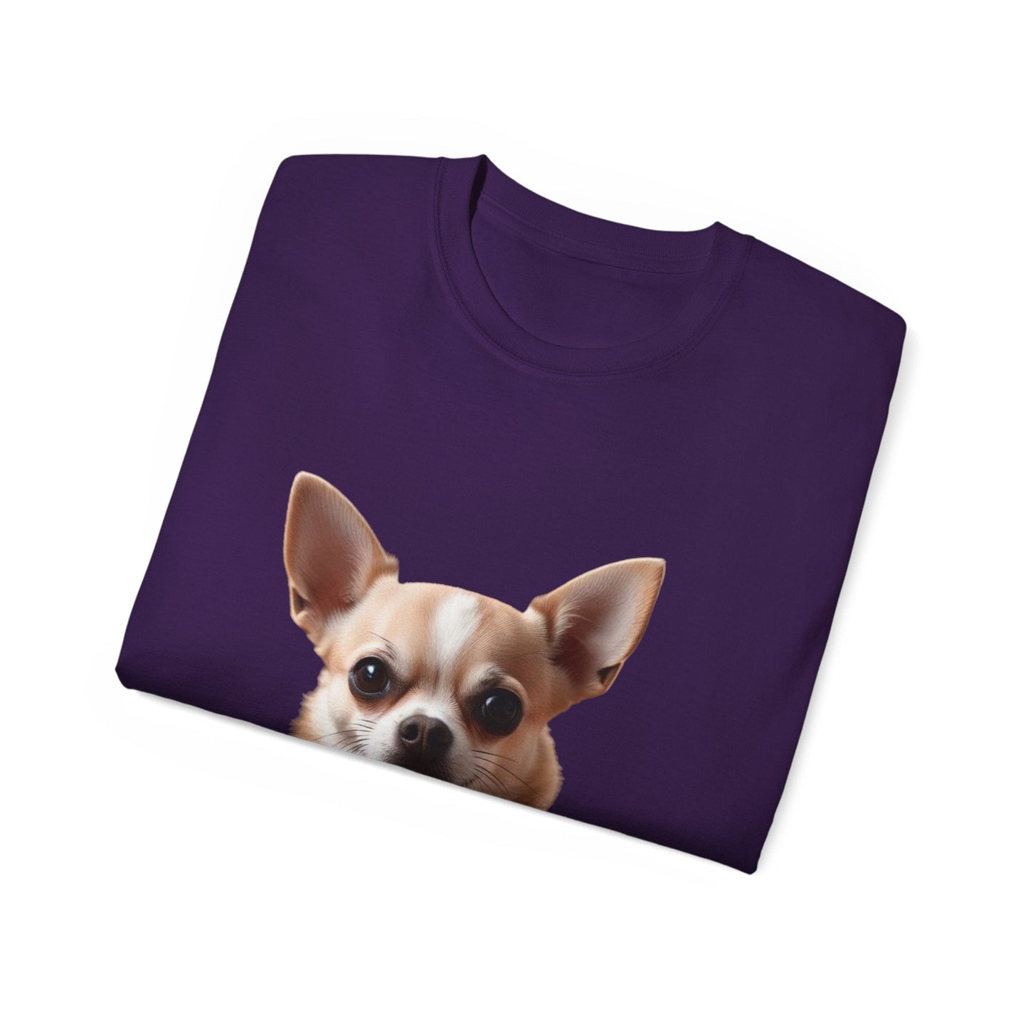 Maglietta Chihuahua Lover Unisex Ultra Cotone - T-Shirt con Disegno Cane Carino - AKYCO