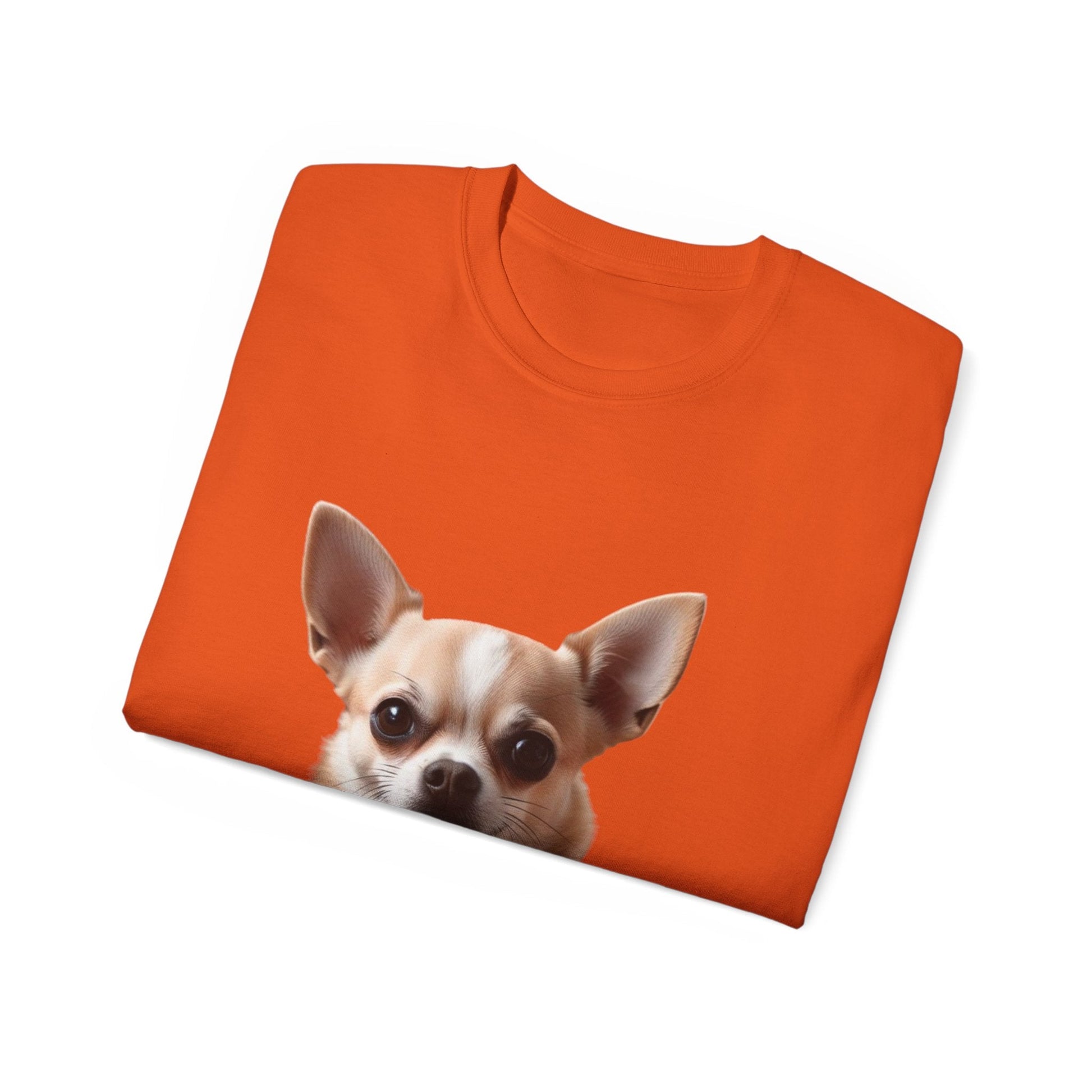 Maglietta Chihuahua Lover Unisex Ultra Cotone - T-Shirt con Disegno Cane Carino - AKYCO