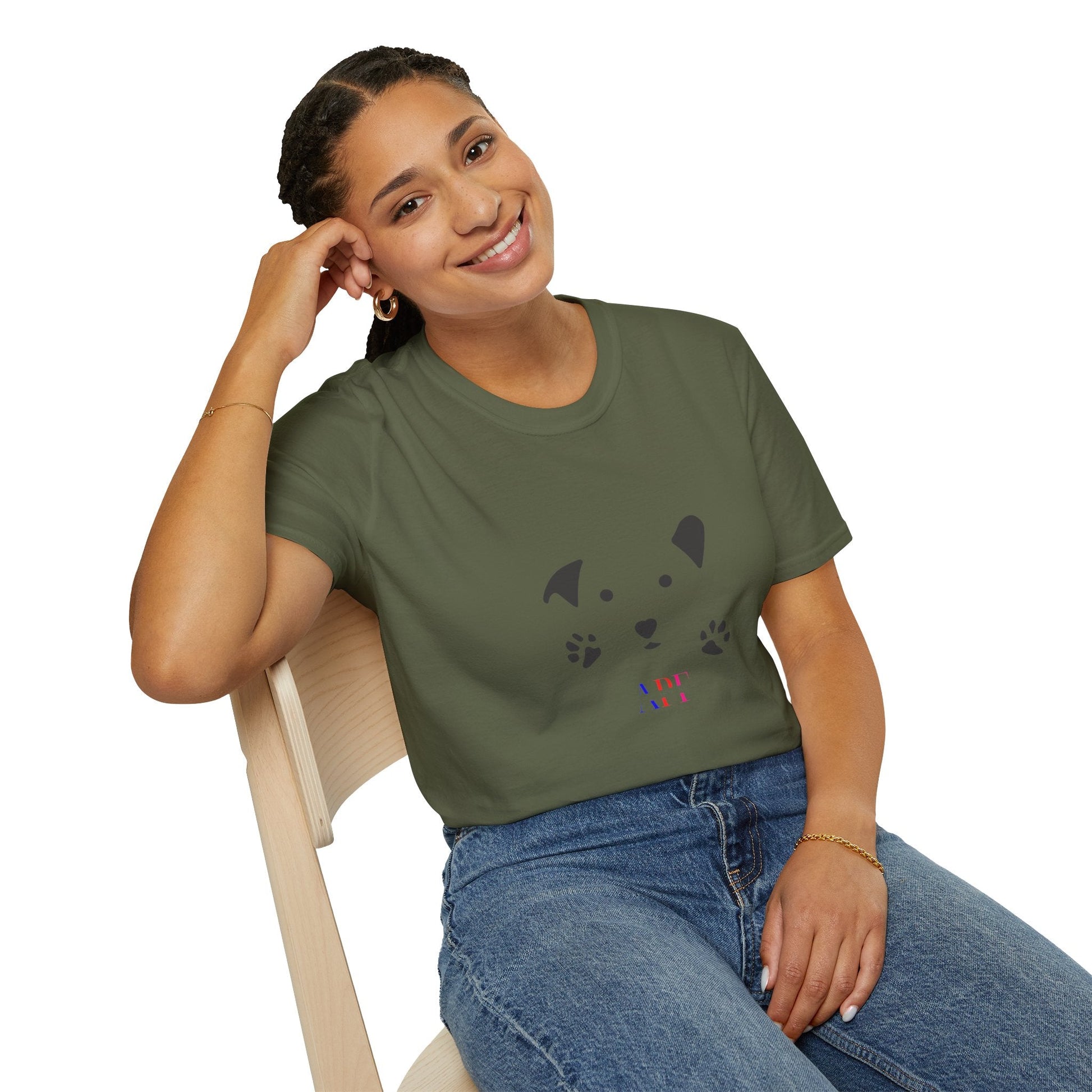 Maglietta Unisex con Design di Cucciolo: Perfetta per gli Amanti dei Cani - Solo su APF Shop Online - Aky & Co.