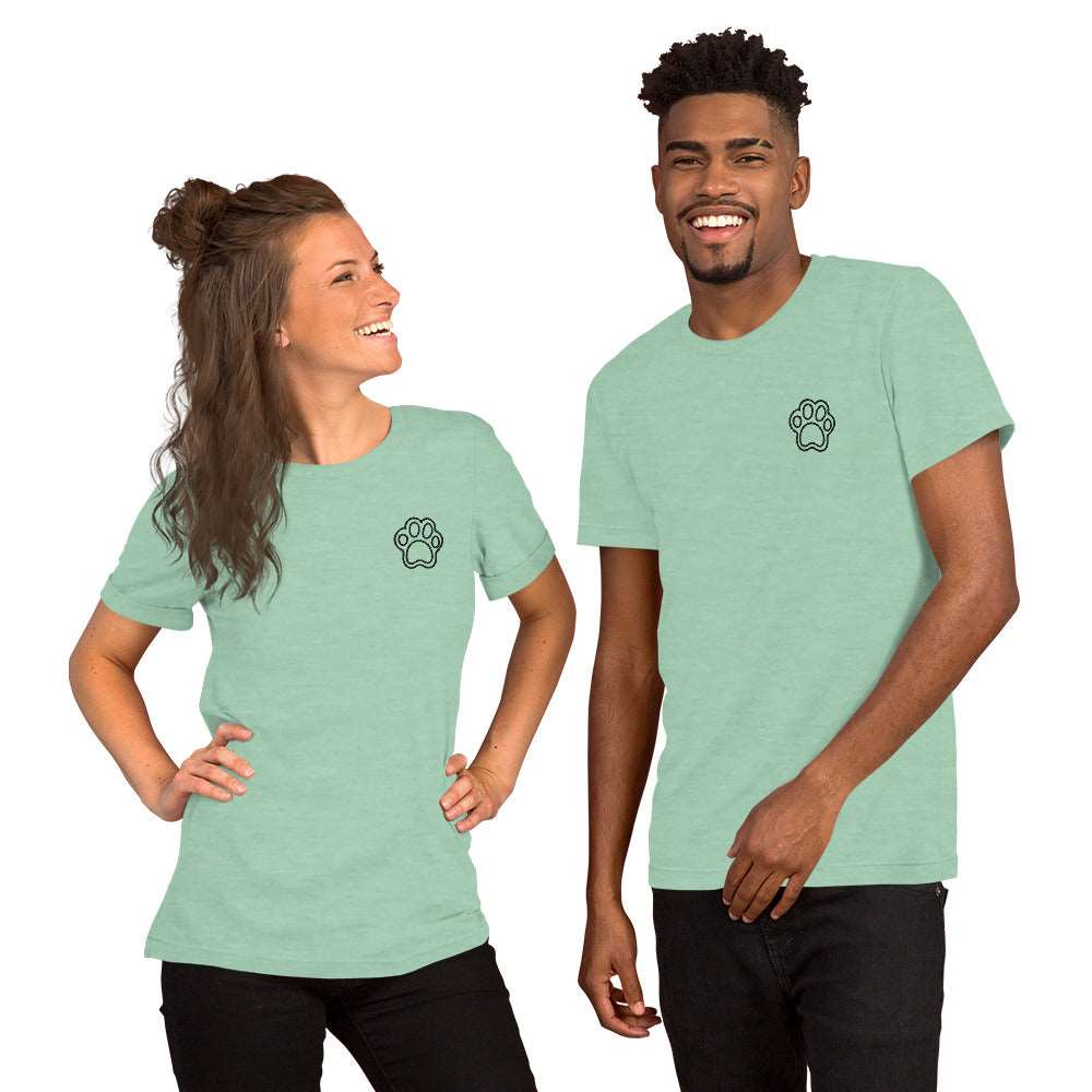 Maglietta Unisex con Stampa Zampa – Regalo Perfetto per Amanti dei Cani - Aky & Co.