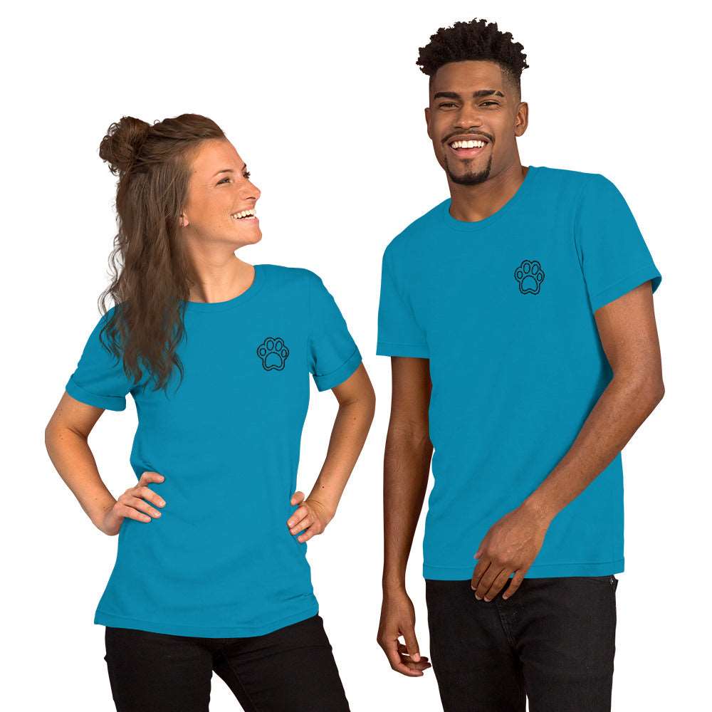 Maglietta Unisex con Stampa Zampa – Regalo Perfetto per Amanti dei Cani - Aky & Co.