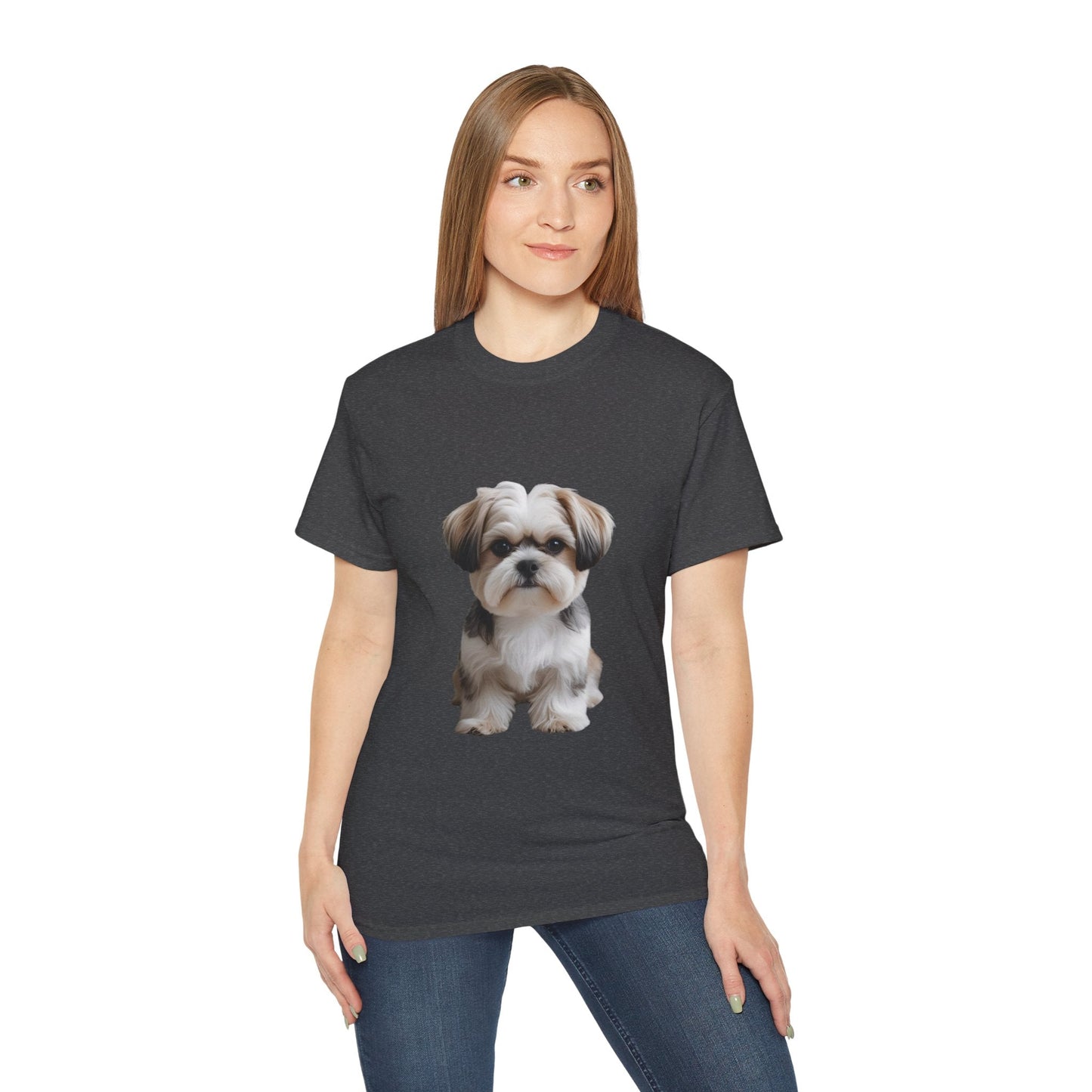 Maglietta Unisex in Cotone Ultra con Design Esclusivo Shih Tzu | AKYCO - AKYCO