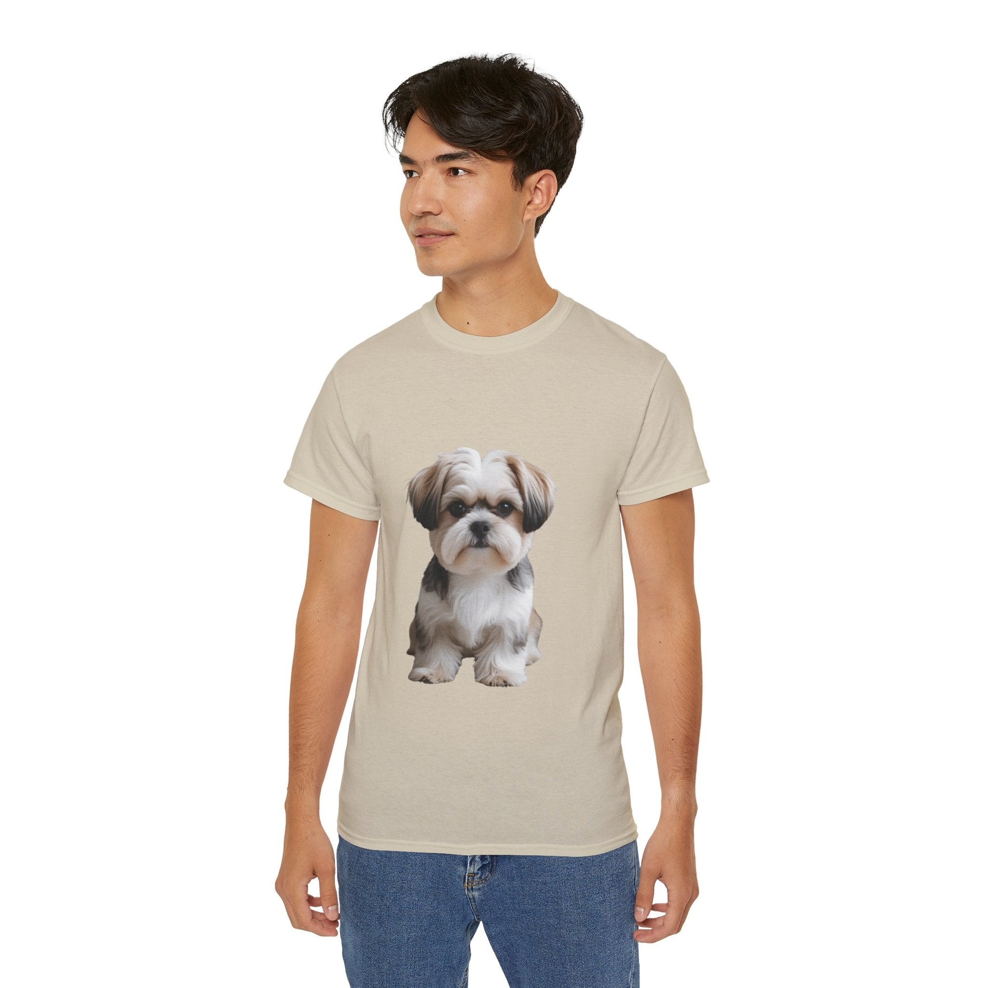 Maglietta Unisex in Cotone Ultra con Design Esclusivo Shih Tzu | AKYCO - AKYCO