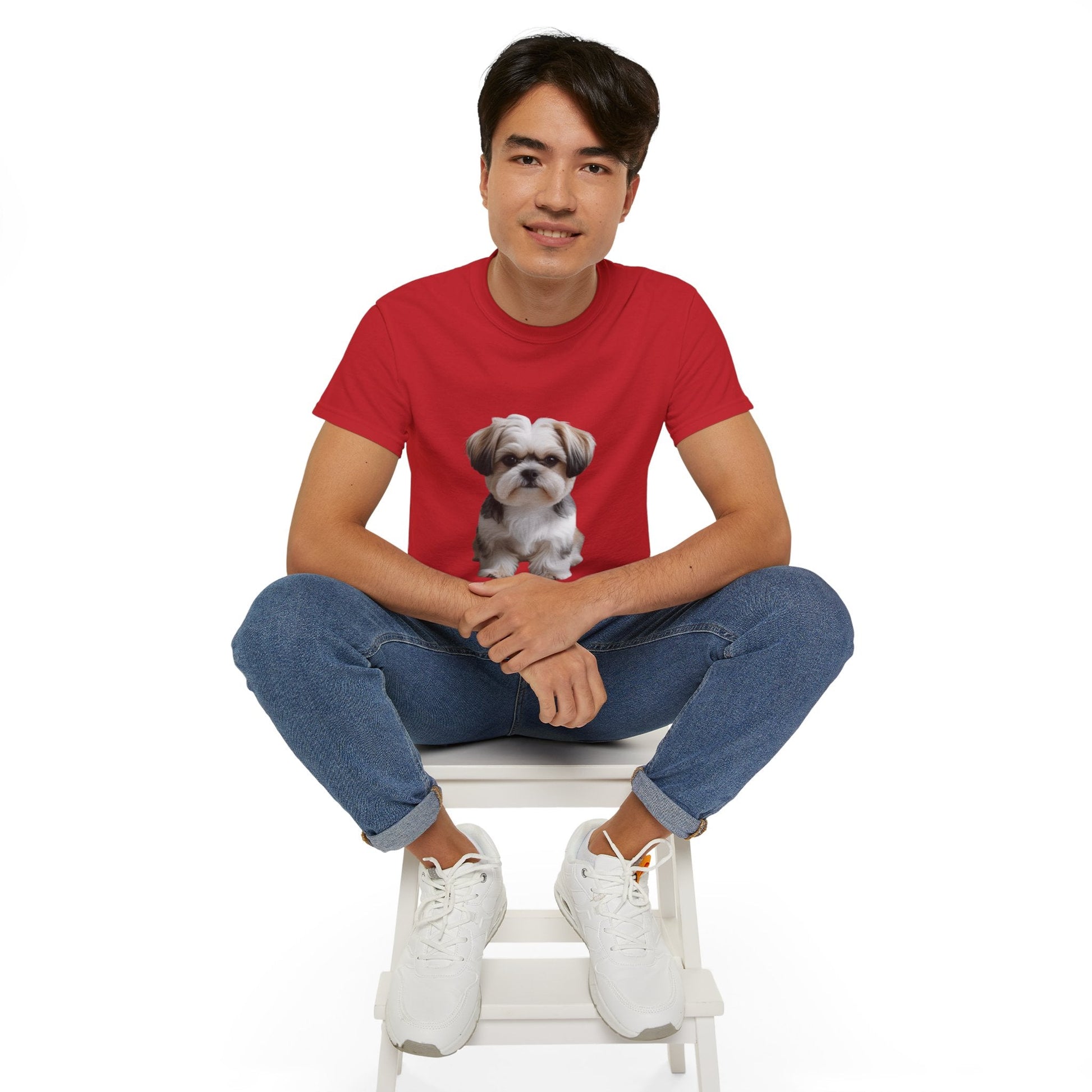 Maglietta Unisex in Cotone Ultra con Design Esclusivo Shih Tzu | AKYCO - AKYCO