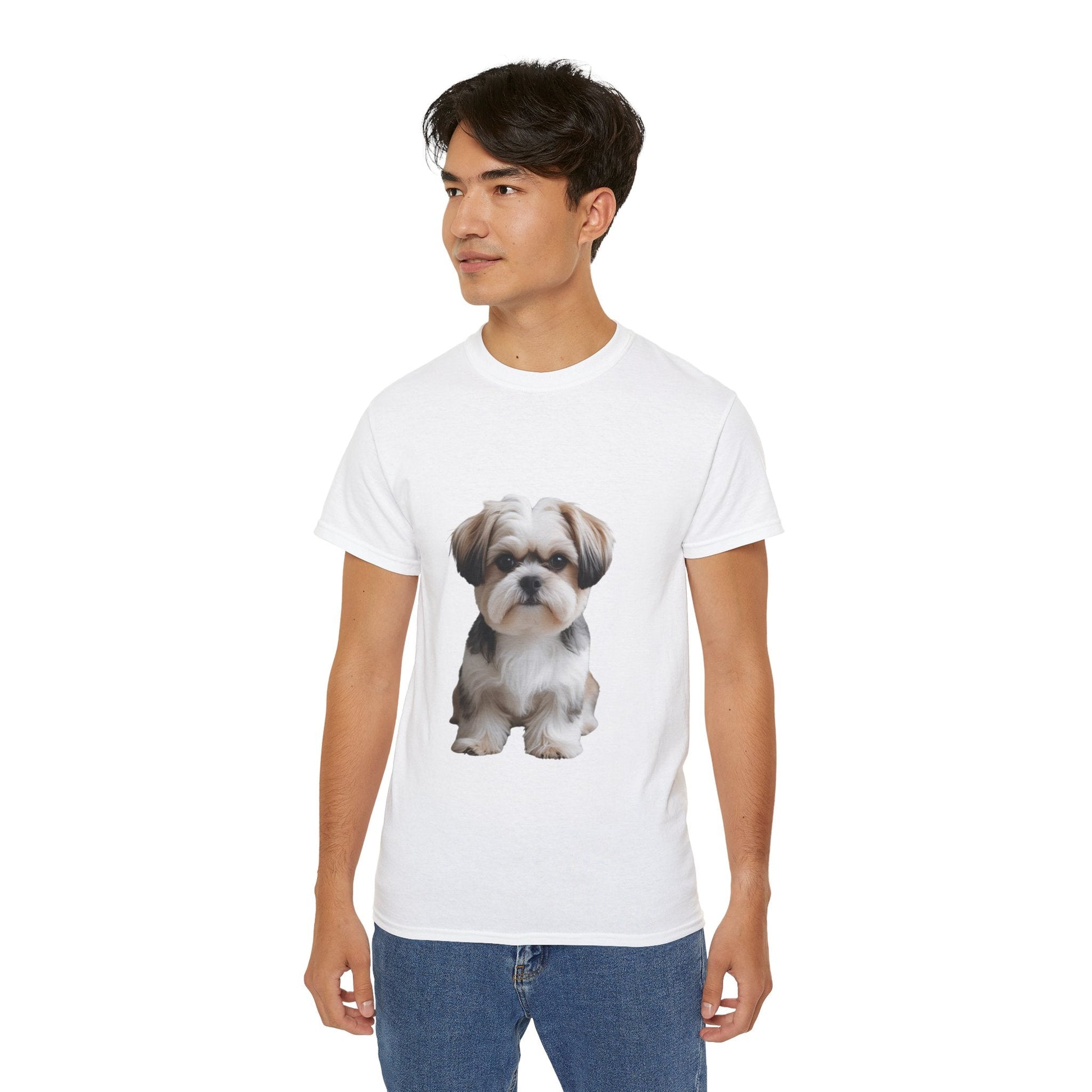 Maglietta Unisex in Cotone Ultra con Design Esclusivo Shih Tzu | AKYCO - AKYCO