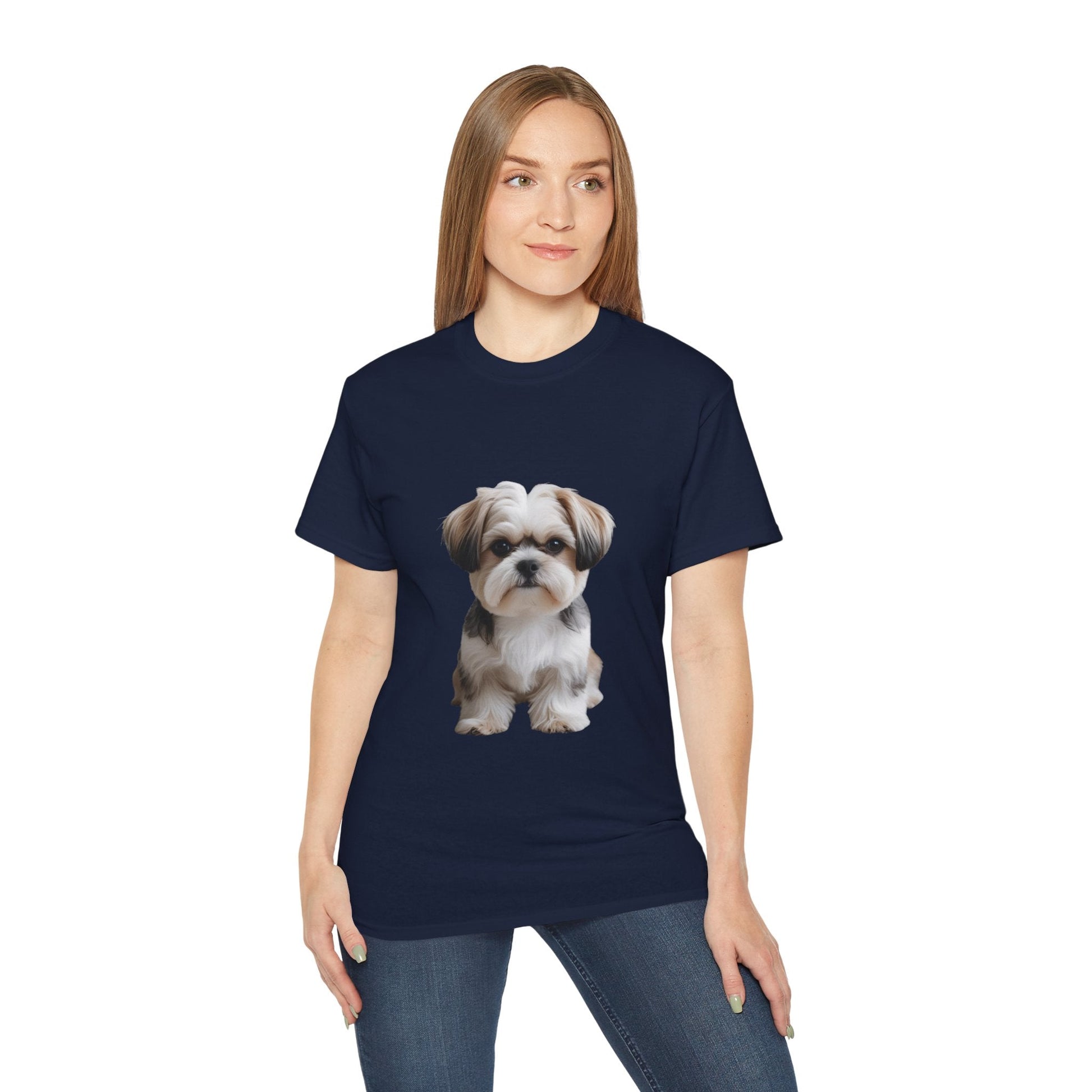 Maglietta Unisex in Cotone Ultra con Design Esclusivo Shih Tzu | AKYCO - AKYCO