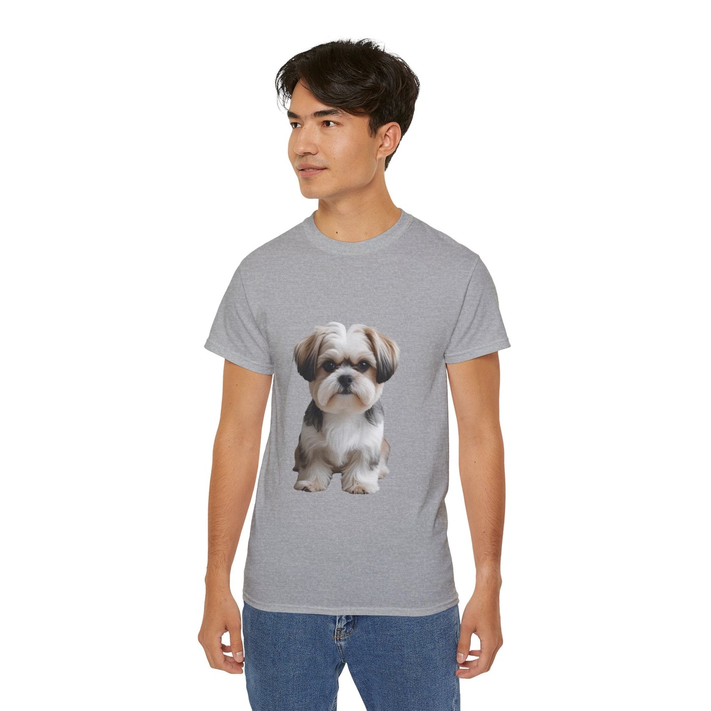 Maglietta Unisex in Cotone Ultra con Design Esclusivo Shih Tzu | AKYCO - AKYCO