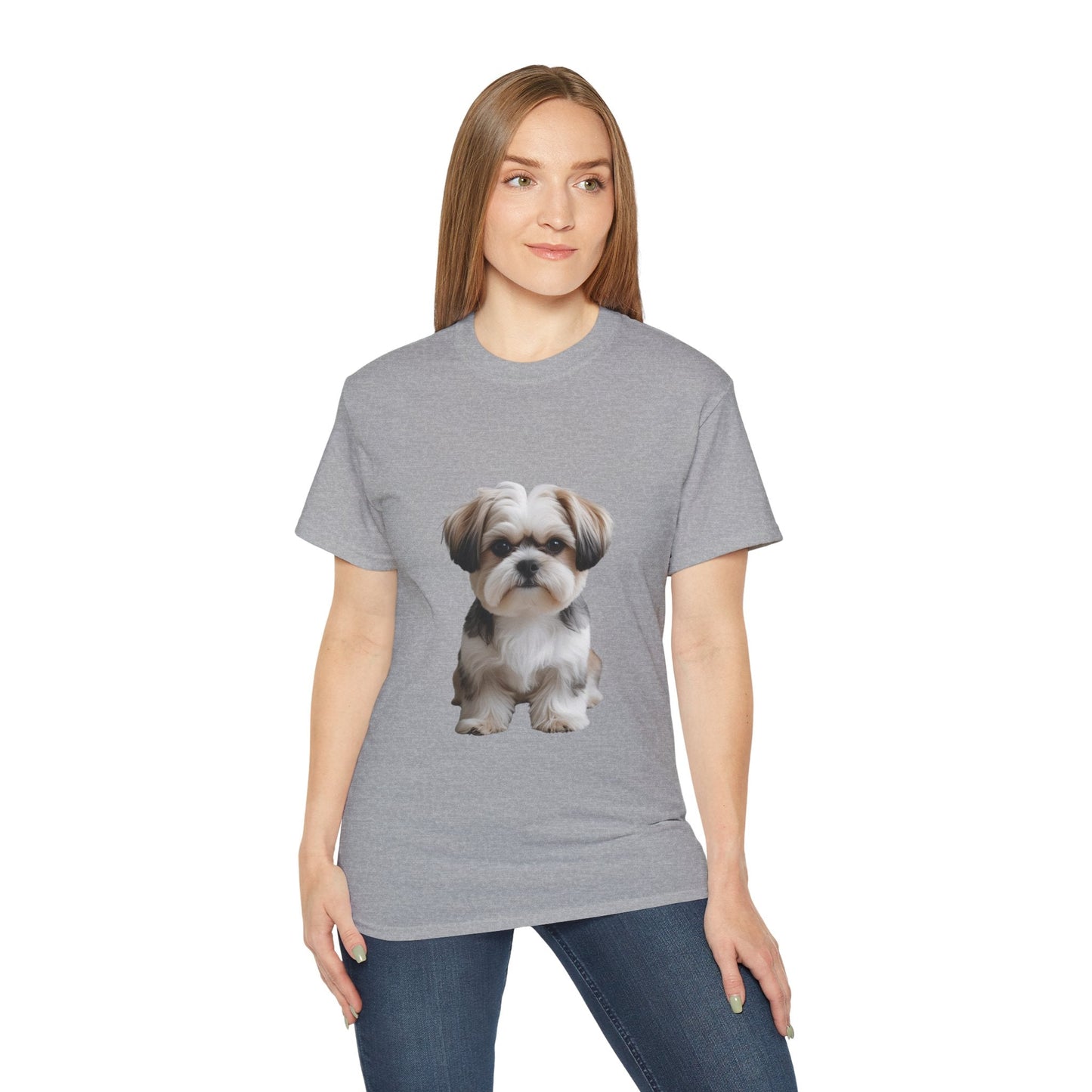 Maglietta Unisex in Cotone Ultra con Design Esclusivo Shih Tzu | AKYCO - AKYCO