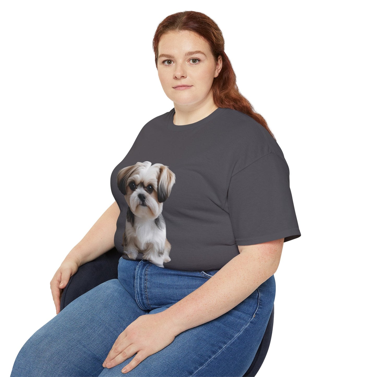 Maglietta Unisex in Cotone Ultra con Design Esclusivo Shih Tzu | AKYCO - AKYCO