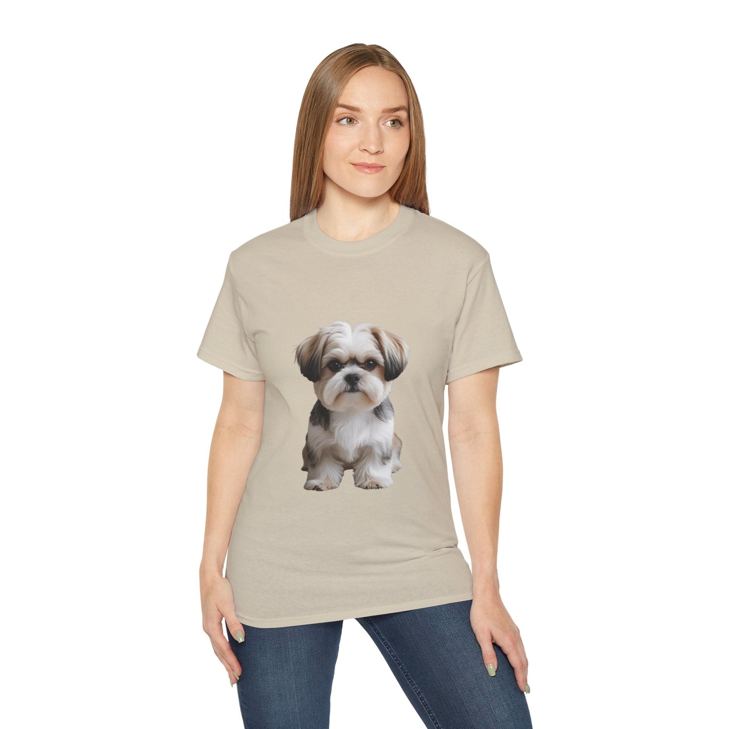 Maglietta Unisex in Cotone Ultra con Design Esclusivo Shih Tzu | AKYCO - AKYCO
