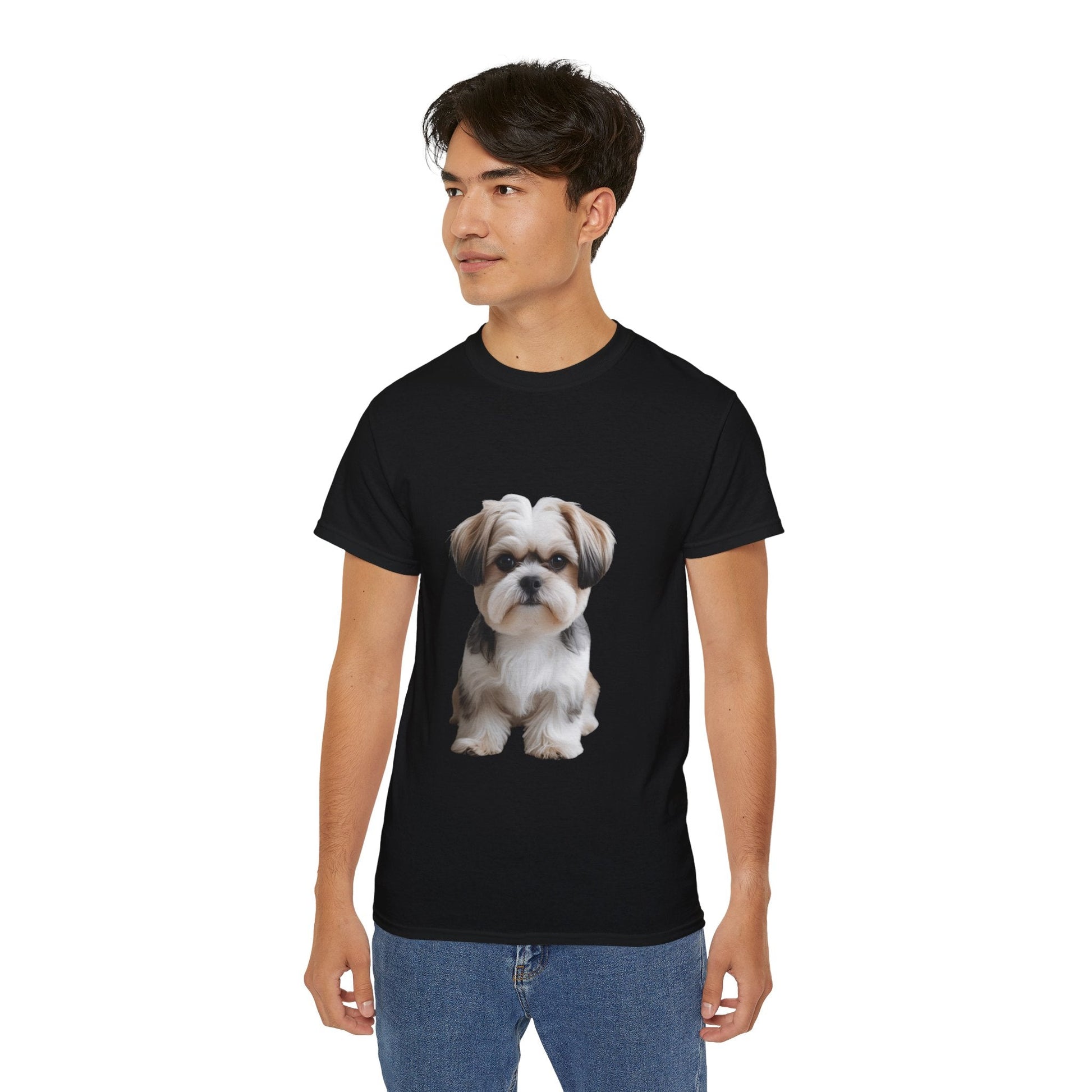 Maglietta Unisex in Cotone Ultra con Design Esclusivo Shih Tzu | AKYCO - AKYCO