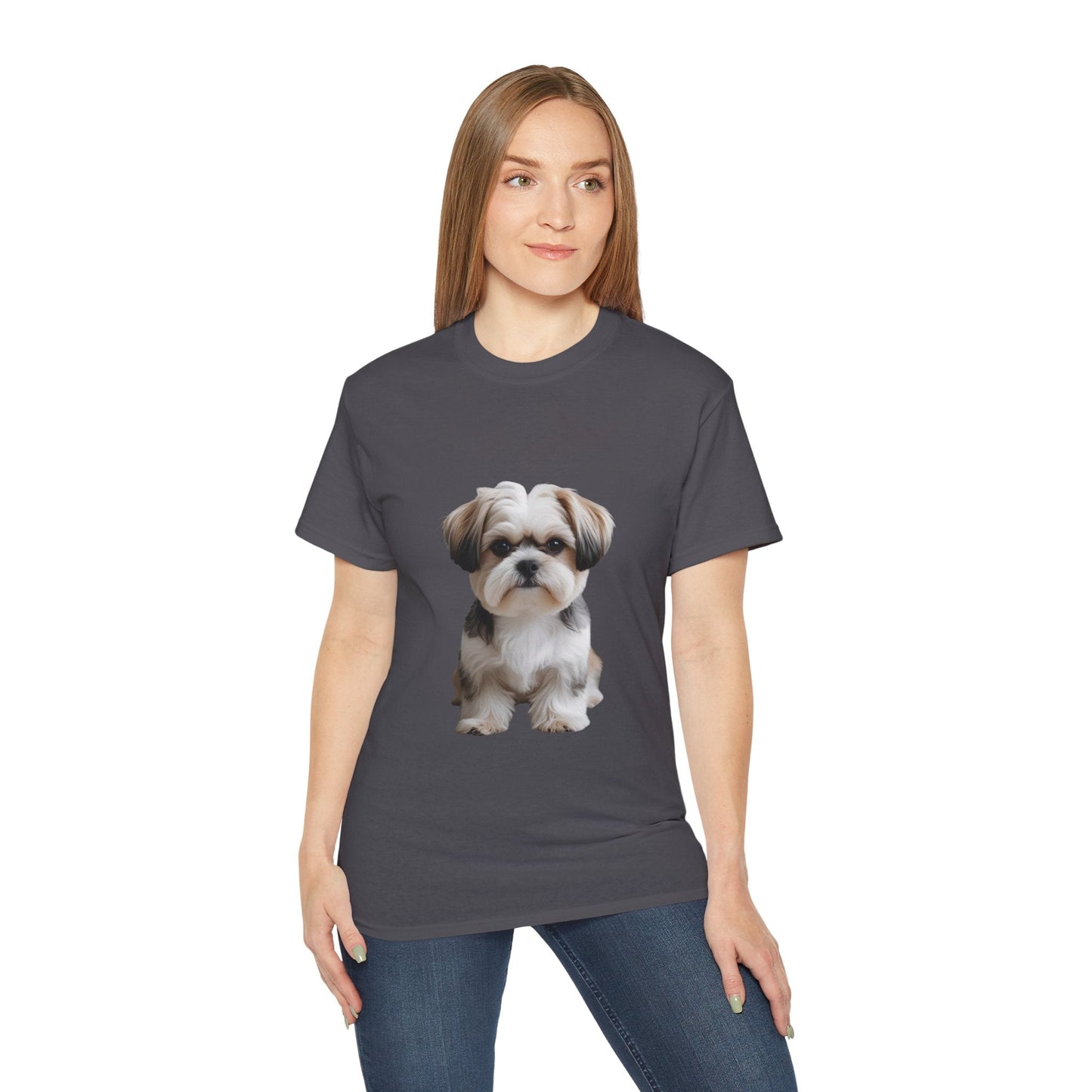Maglietta Unisex in Cotone Ultra con Design Esclusivo Shih Tzu | AKYCO - AKYCO